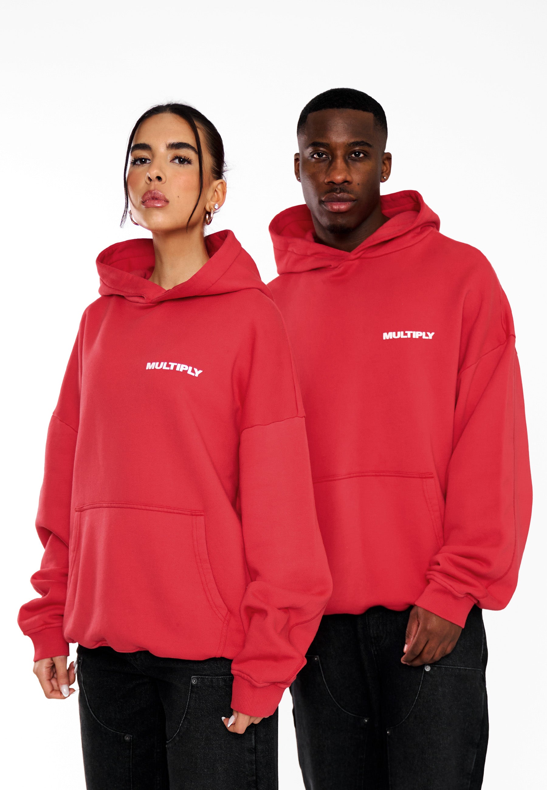Oversize hoodie MULTIPLY True Red