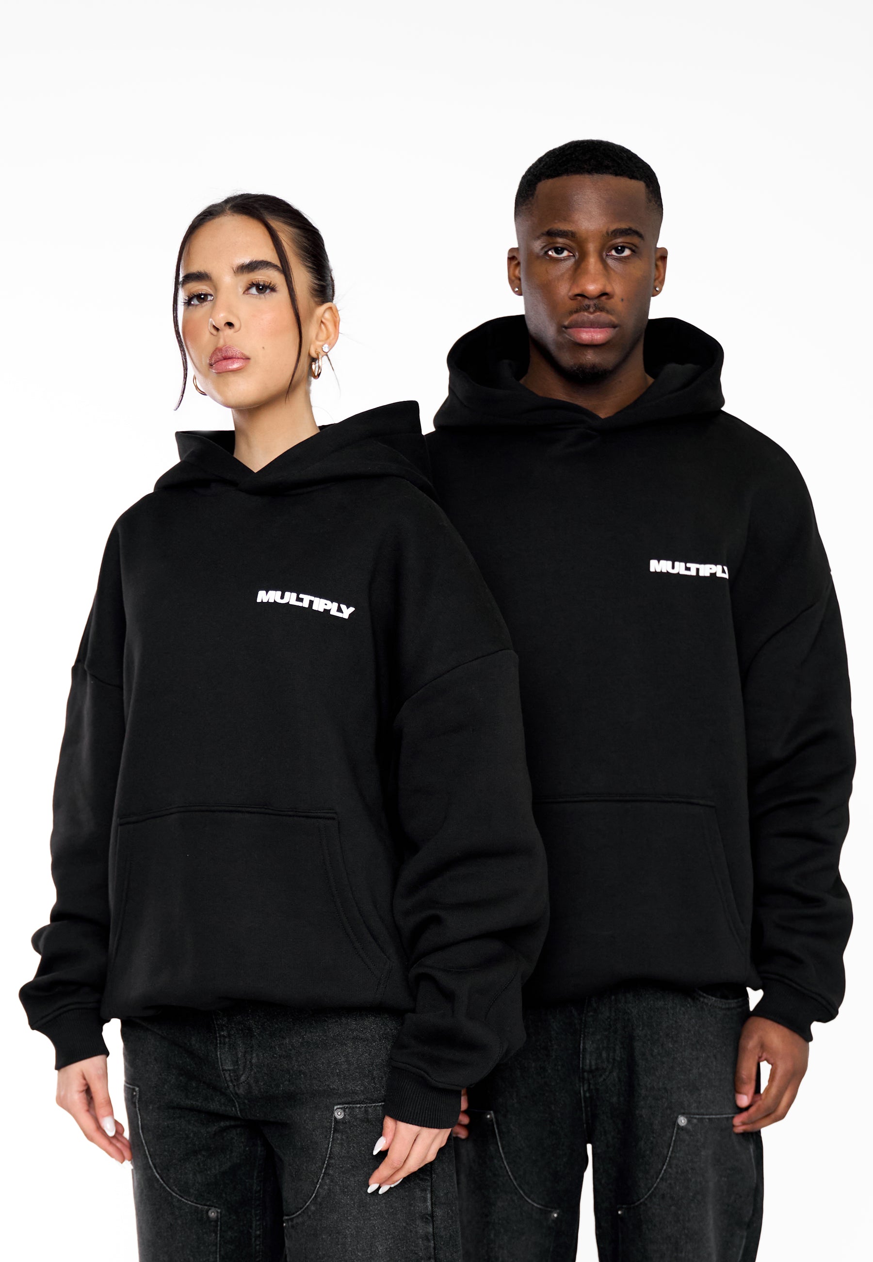 Oversize Hoodie MULTIPLY Black