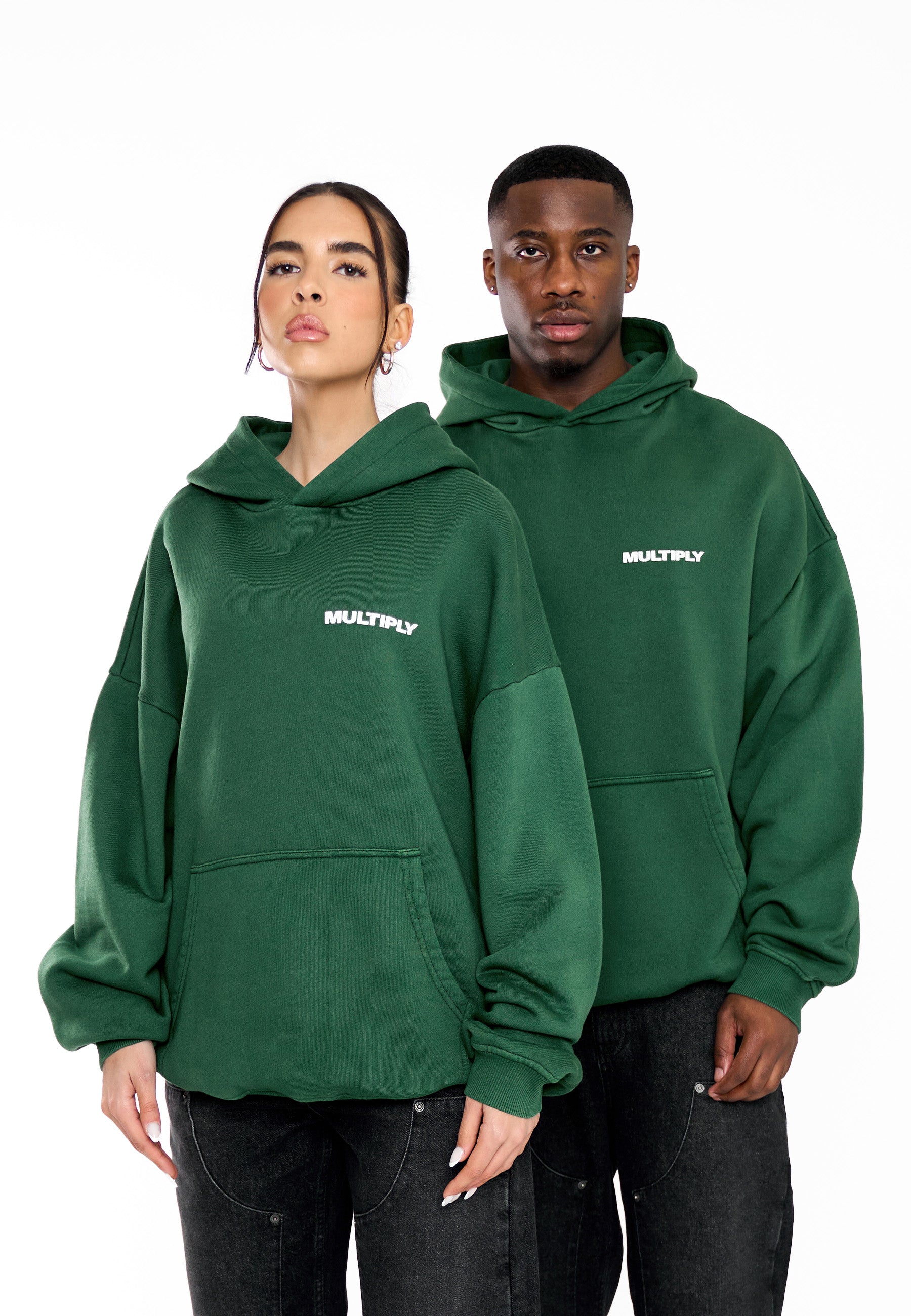 Oversize Hoodie MULTIPLY Grün