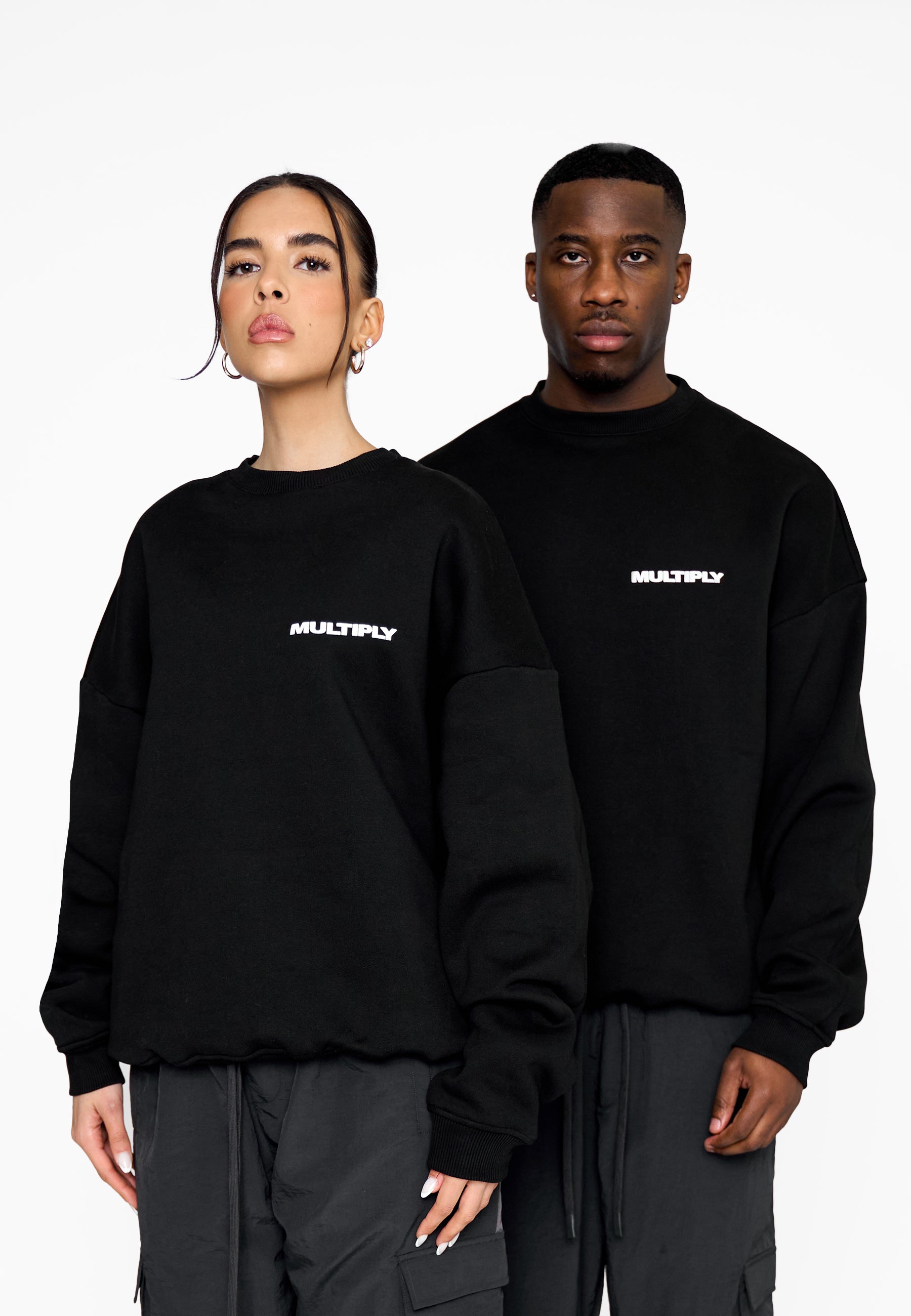Oversize Sweatshirt MULTIPLY Black