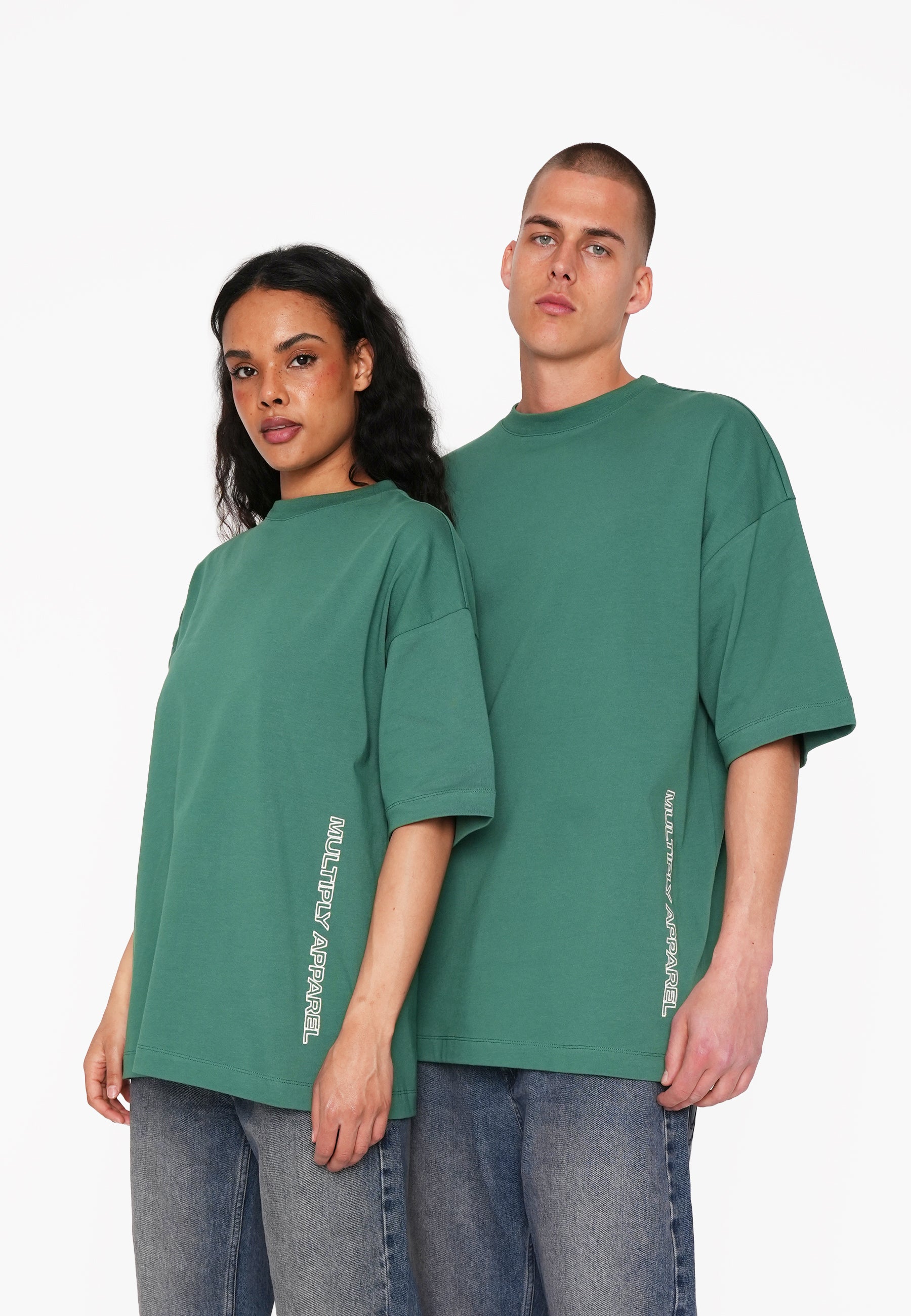 Oversize T-Shirt EDGE Smoke Pine