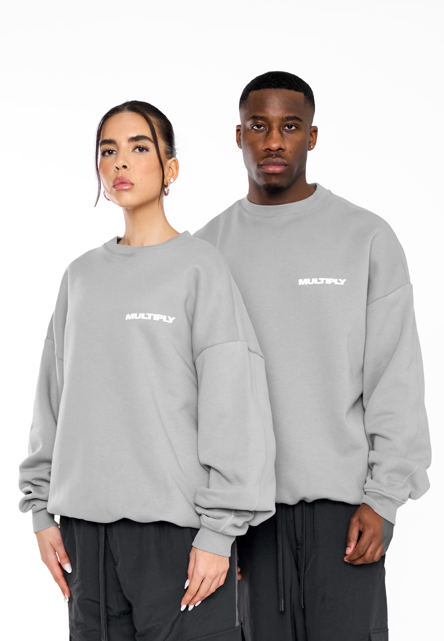 Oversize Sweatshirt MULTIPLY 2 Ultimate Grey