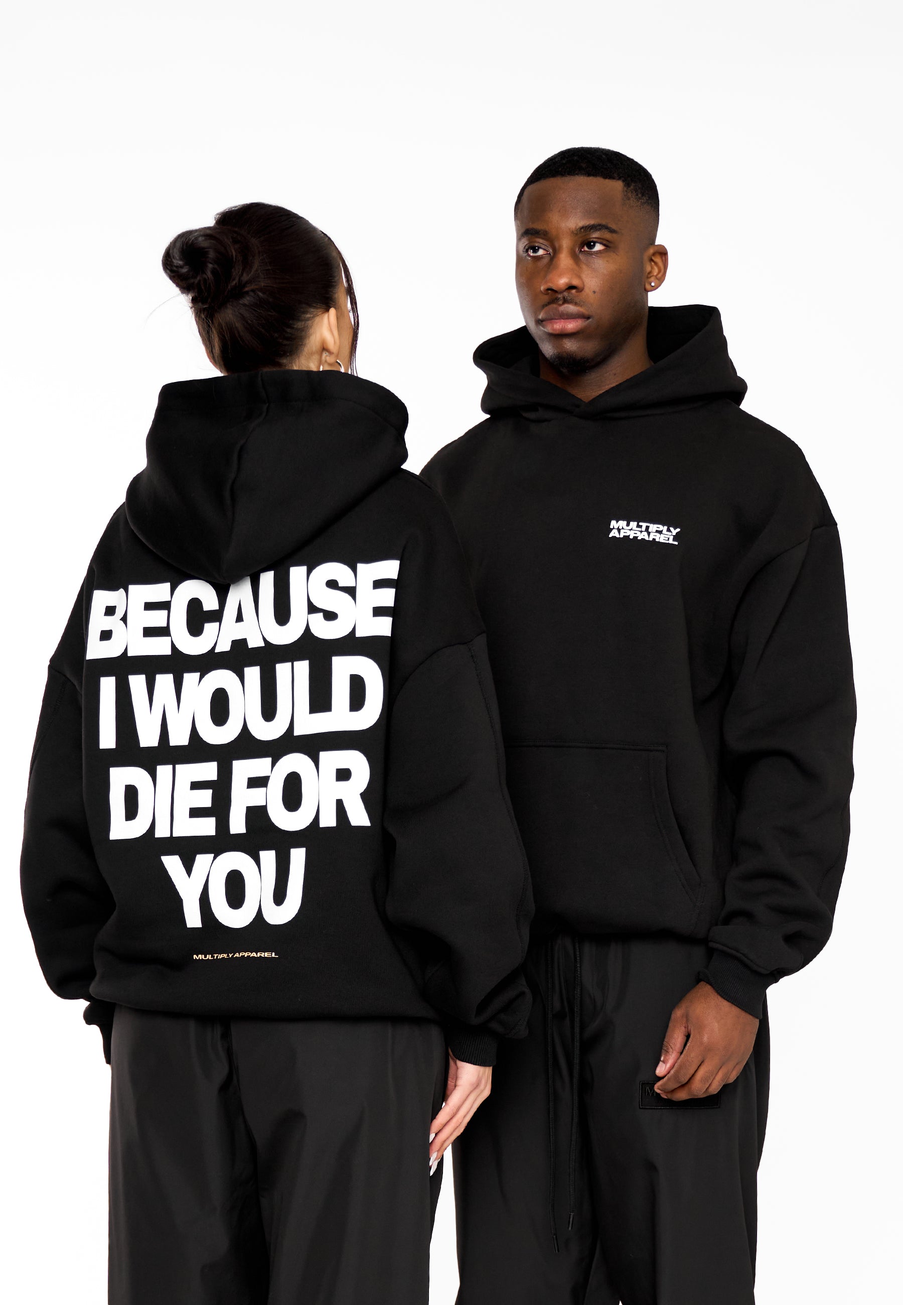 Oversize Hoodie DIE FOR YOU Black