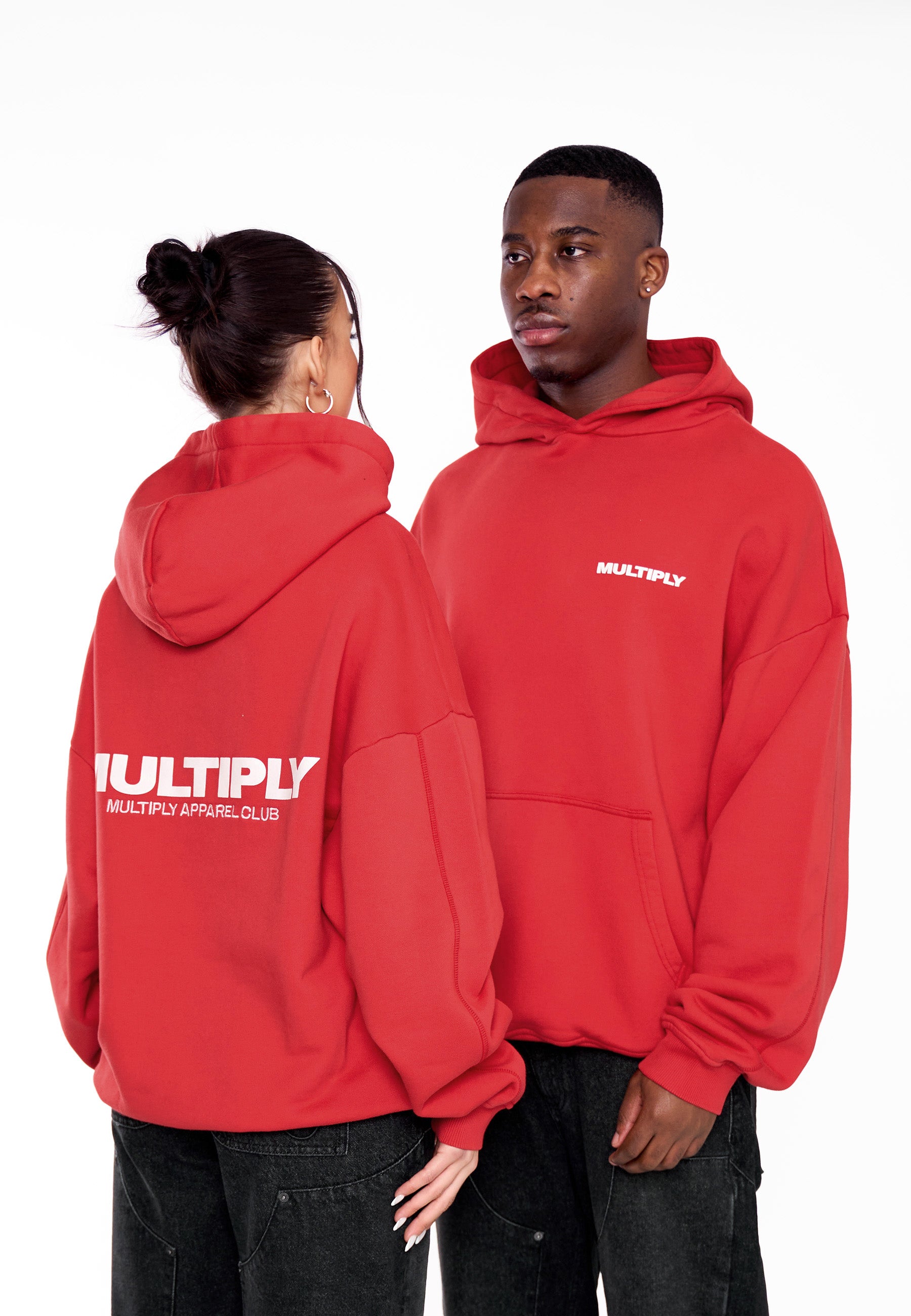 Oversize hoodie MULTIPLY True Red