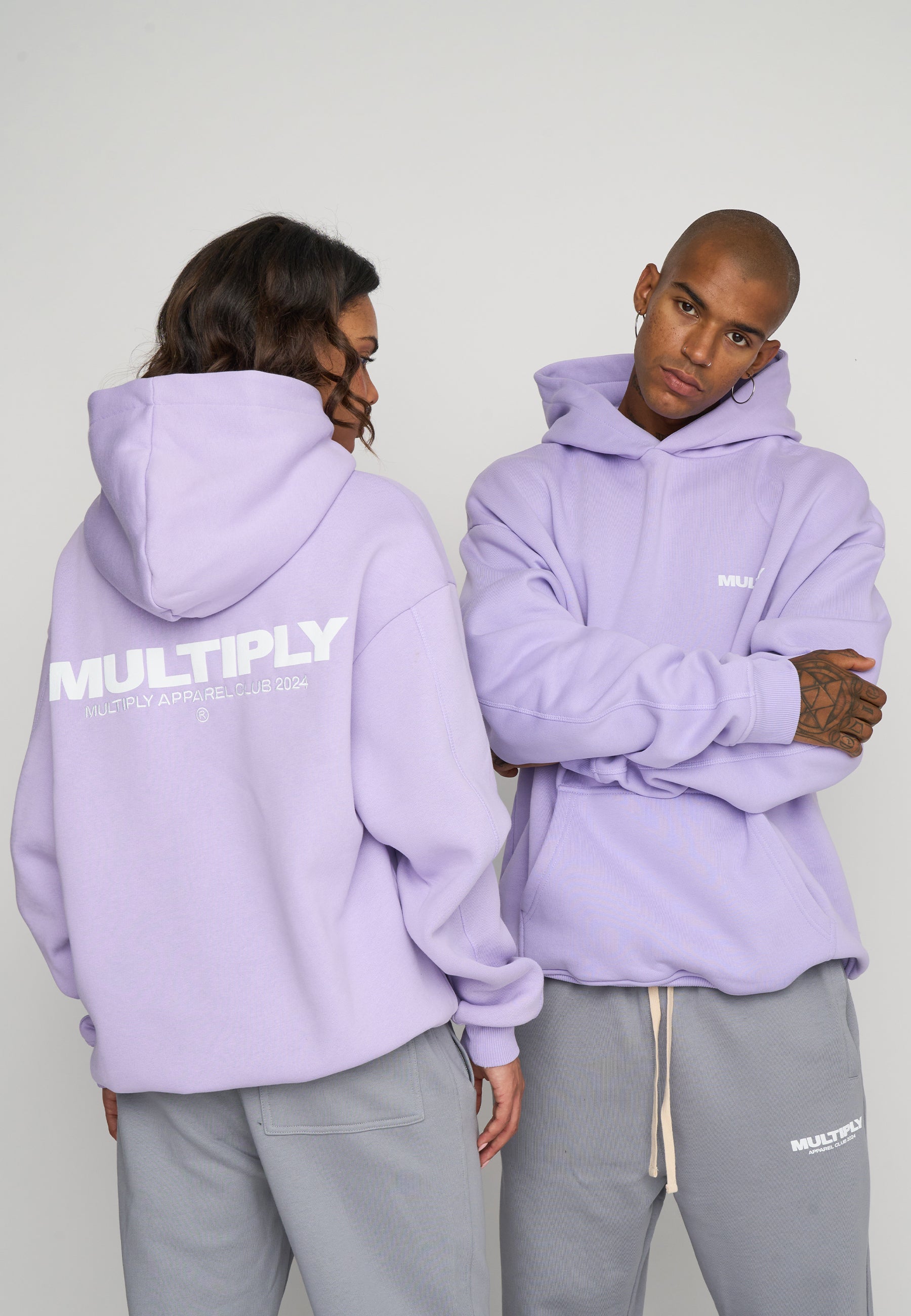 Oversize hoodie MULTIPLY Lavender