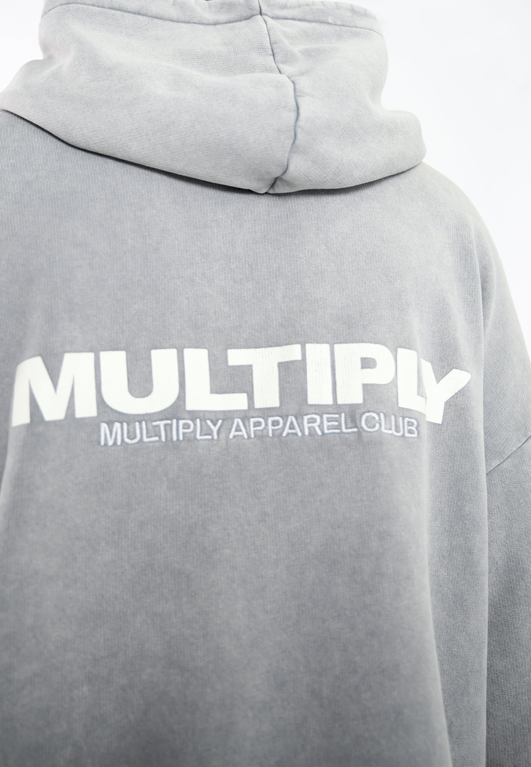 Oversize Hoodie MULTIPLY Ultimate Grey Washed