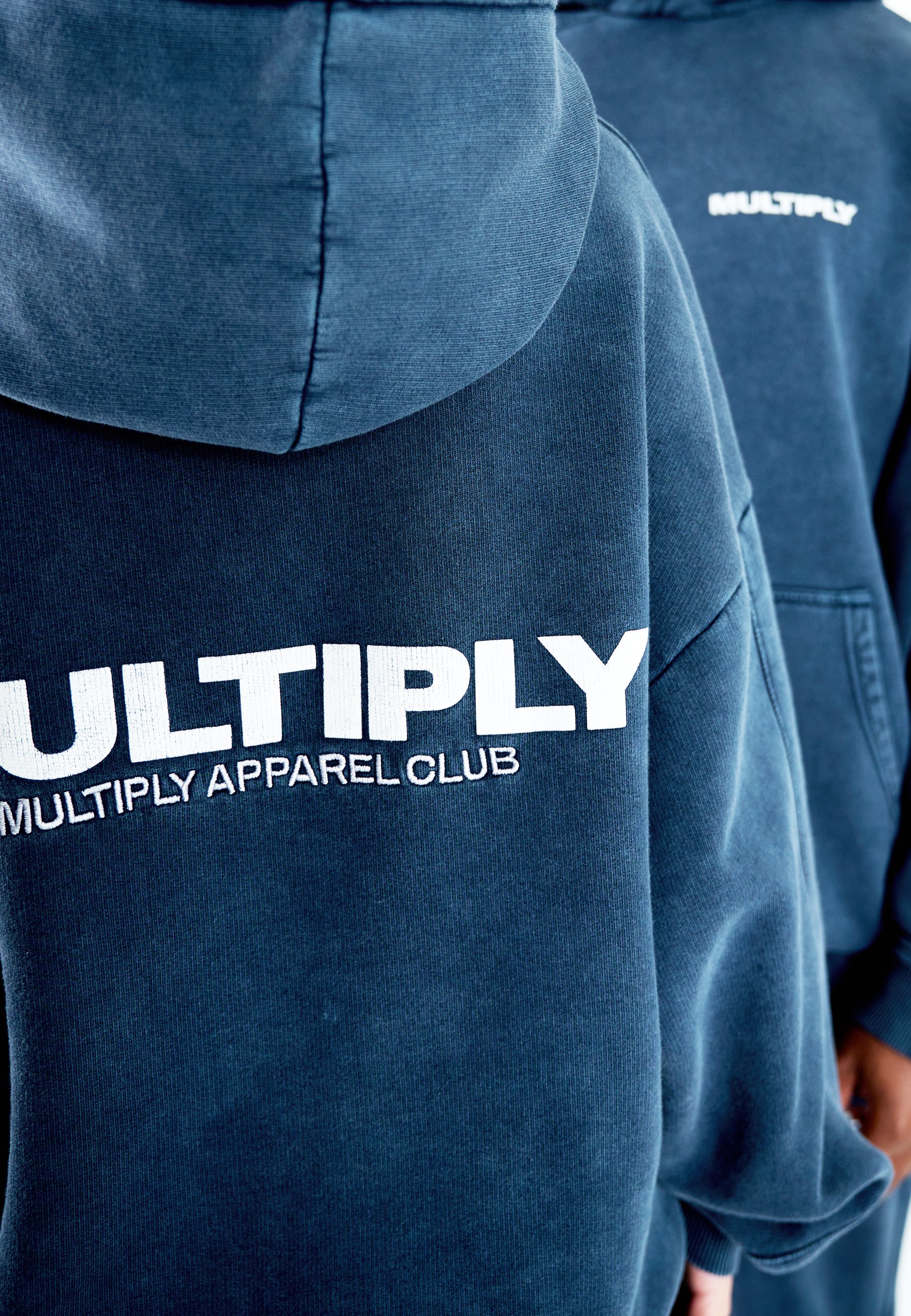 Oversize Hoodie MULTIPLY Pageant Blue Washed