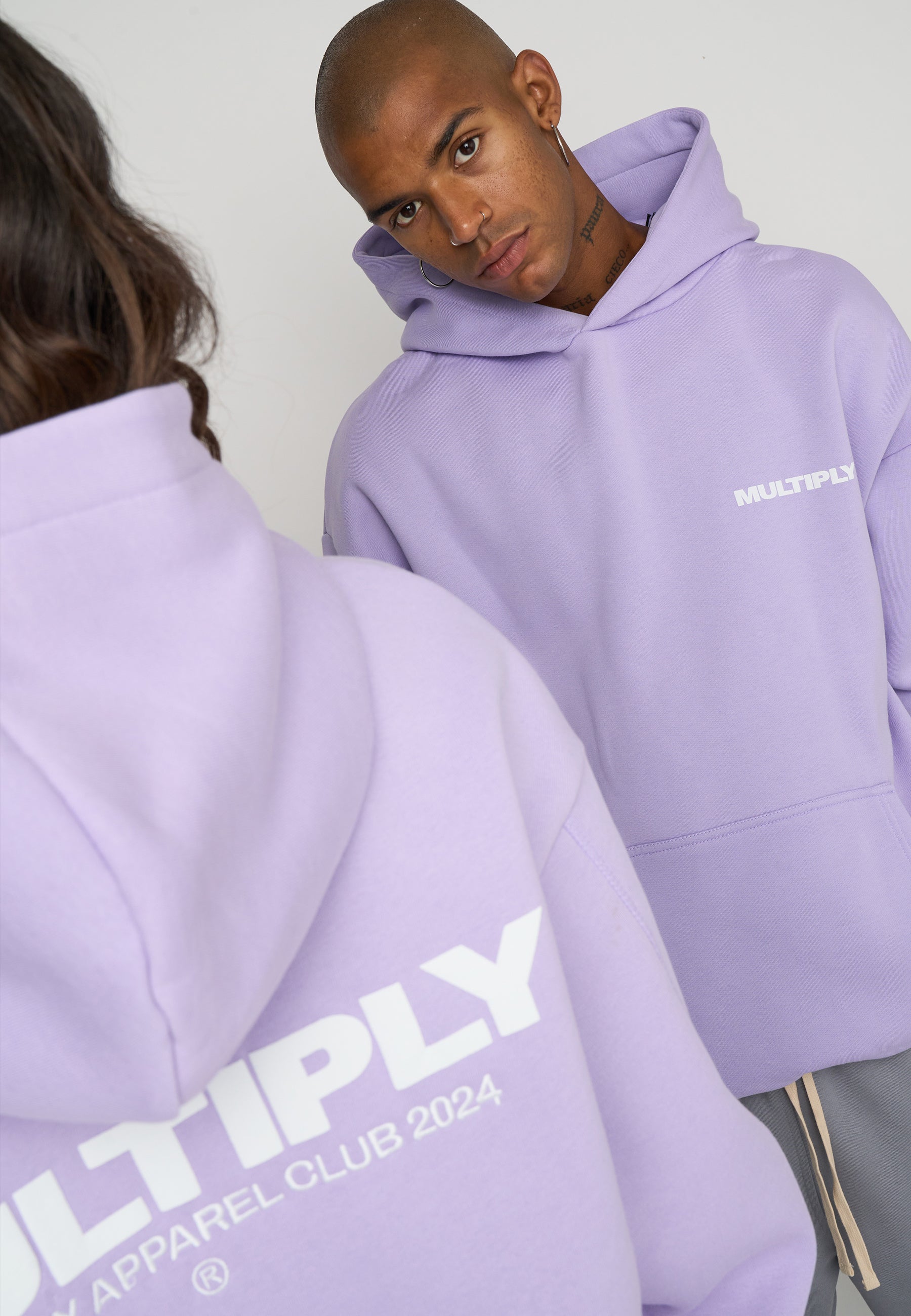 Oversize hoodie MULTIPLY Lavender