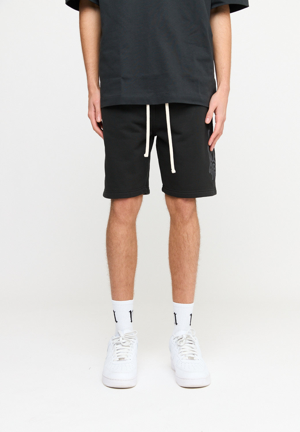 Shorts ANXIETY Black Soda Washed