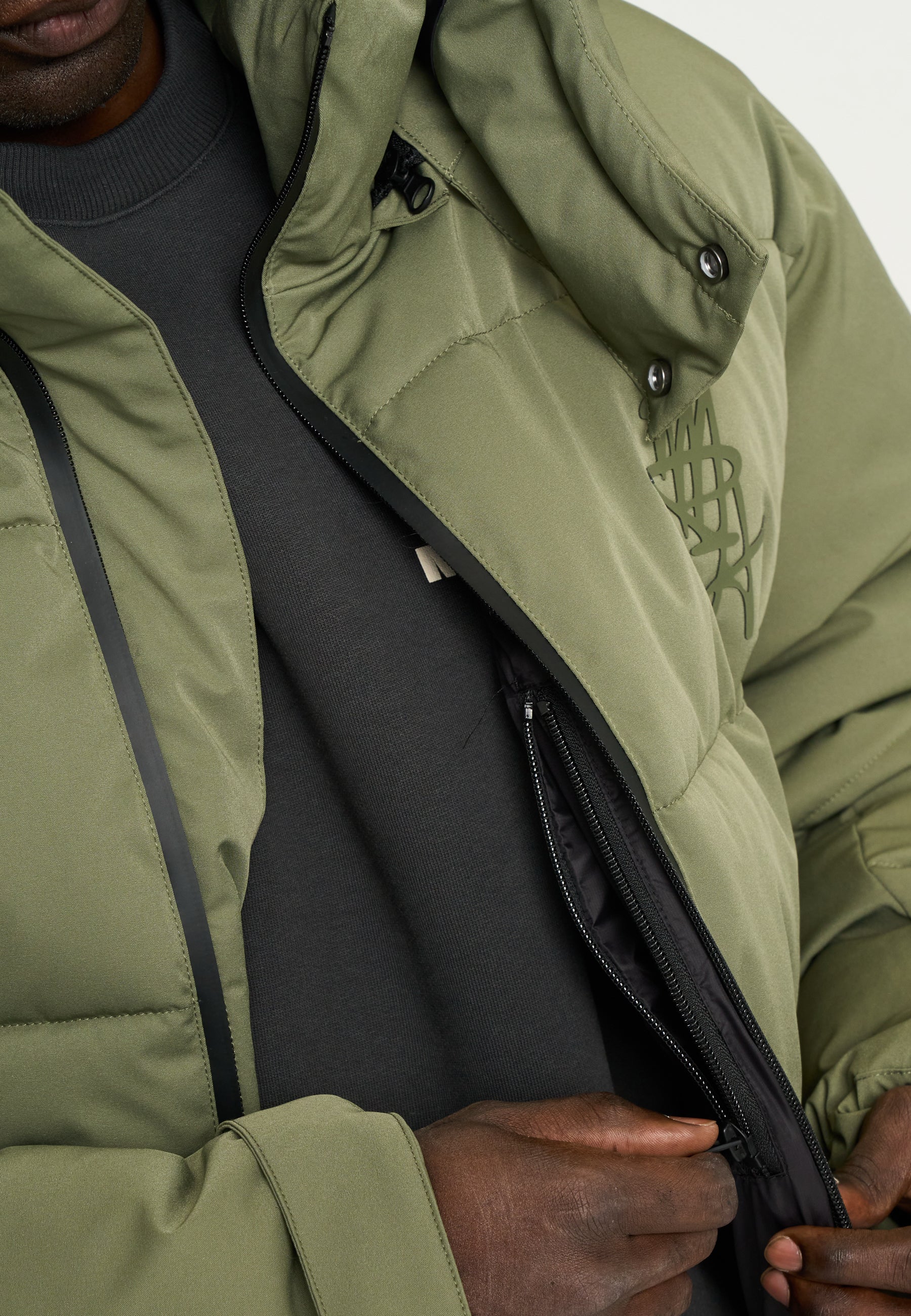 Puffer Jacket Stormy Four Leaf Clover
