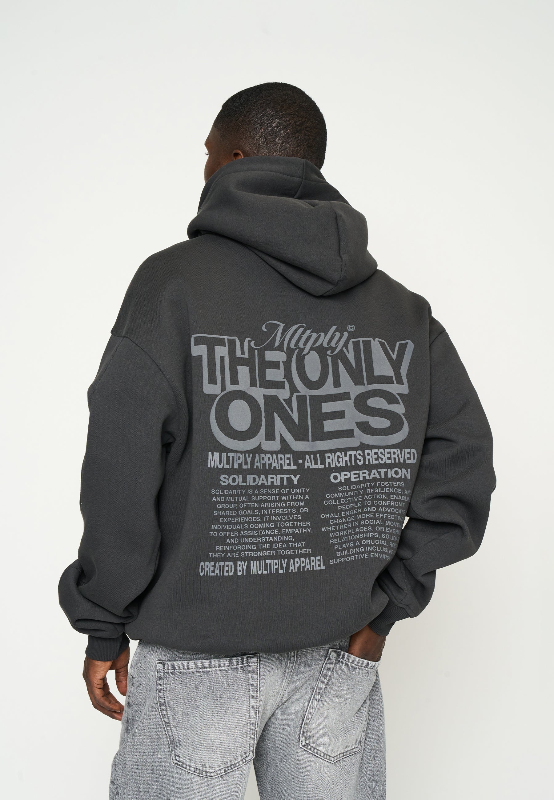 Oversize Hoodie OPERATION Black Soda
