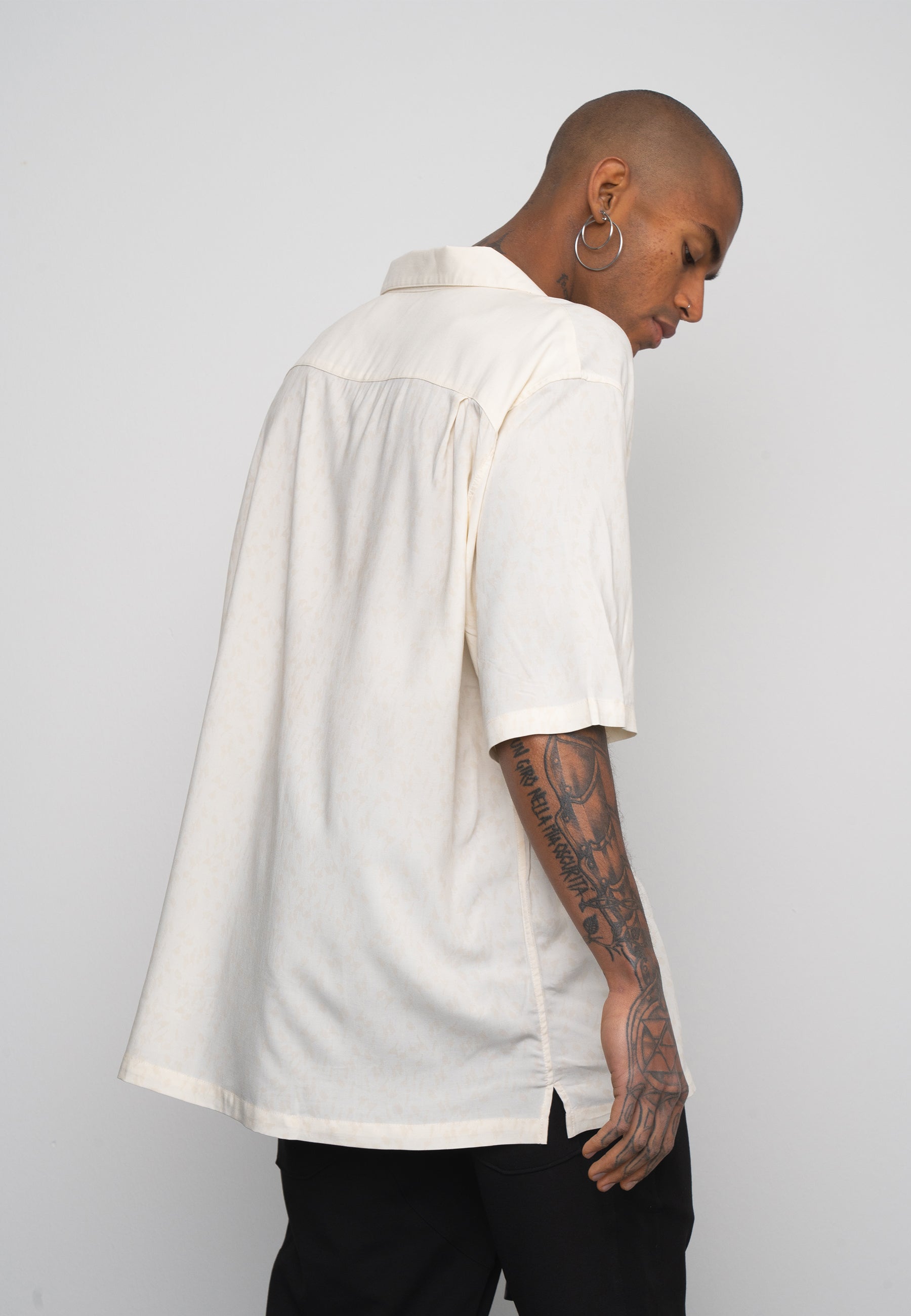 Oversize Shirt INMATES White Asparagus