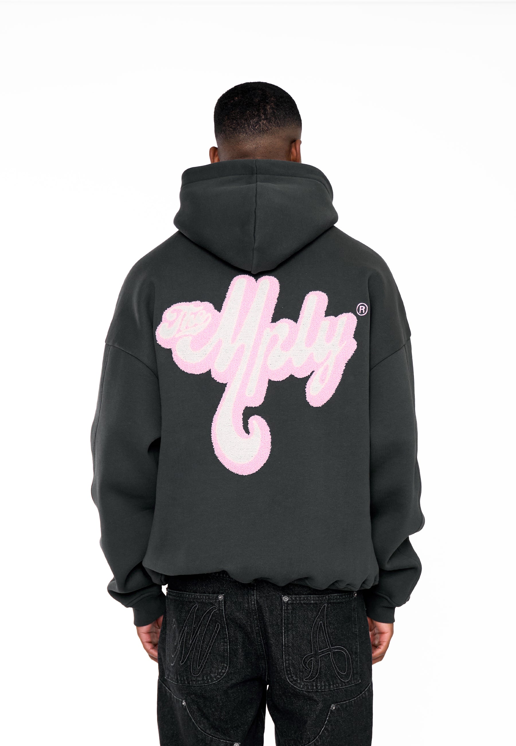 Oversize Hoodie THE MPLY Black Soda Washed