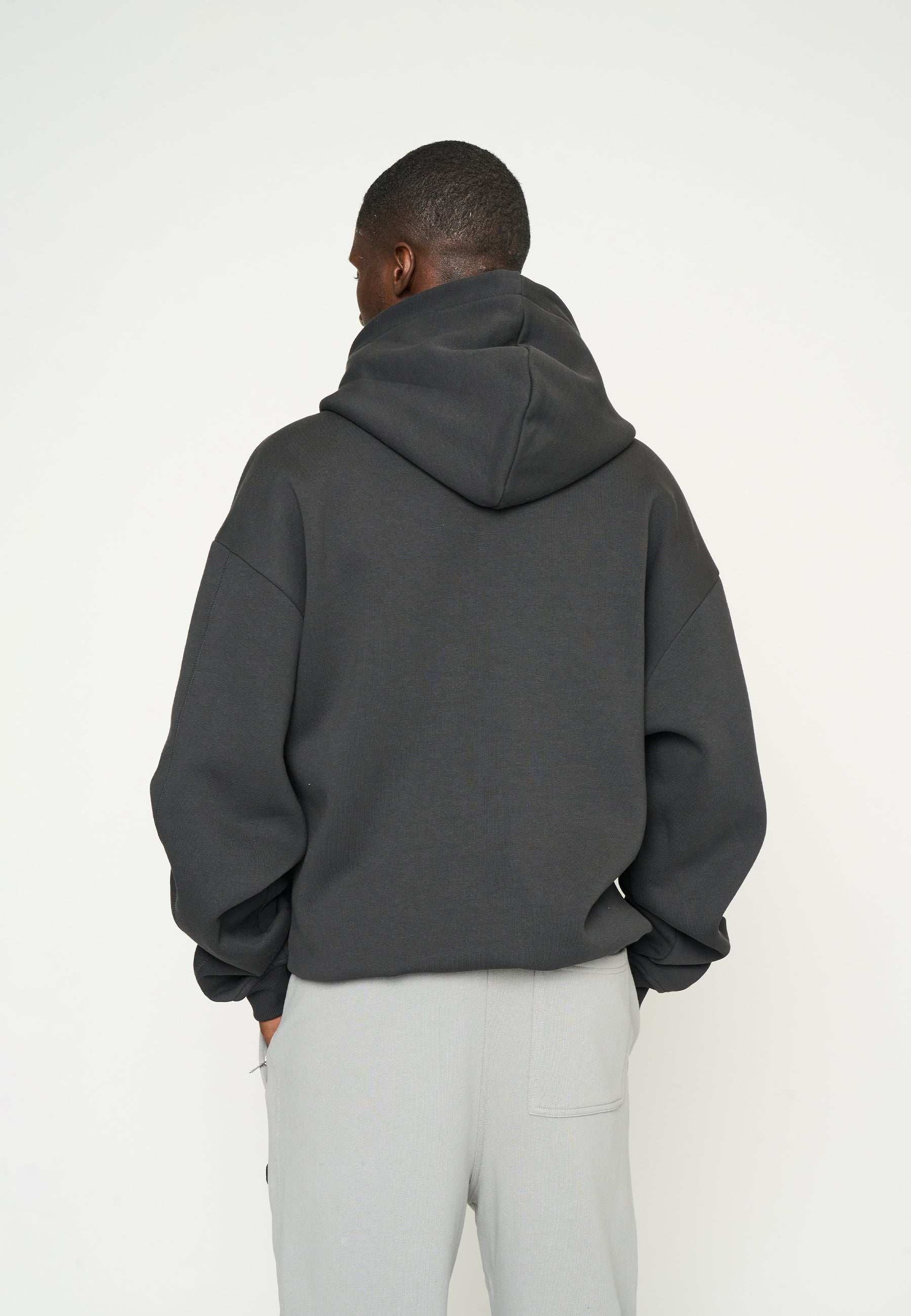 Oversize Zip Hoodie IDOL Black Soda