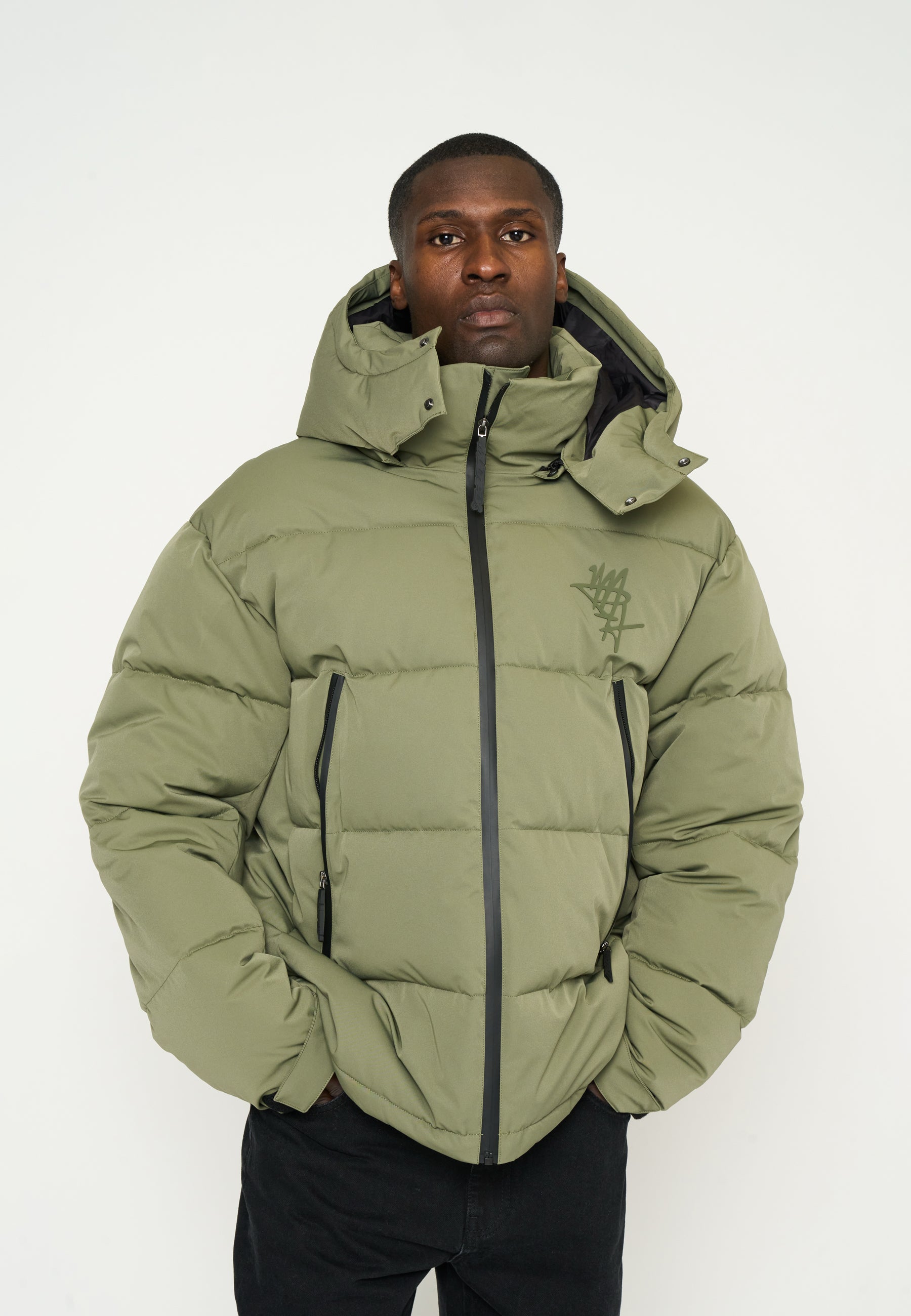 Puffer Jacket Stormy Four Leaf Clover
