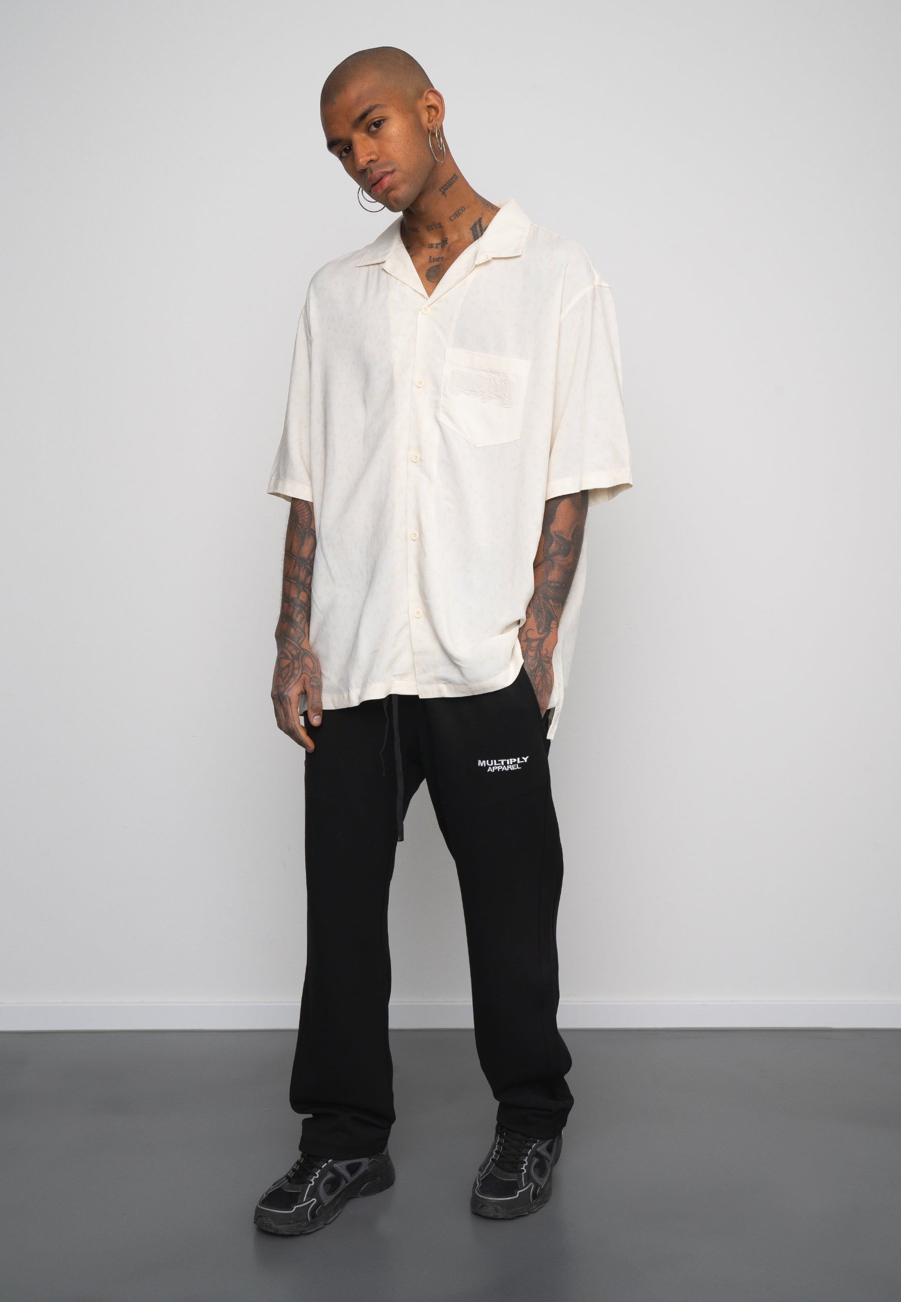 Oversize Shirt INMATES White Asparagus