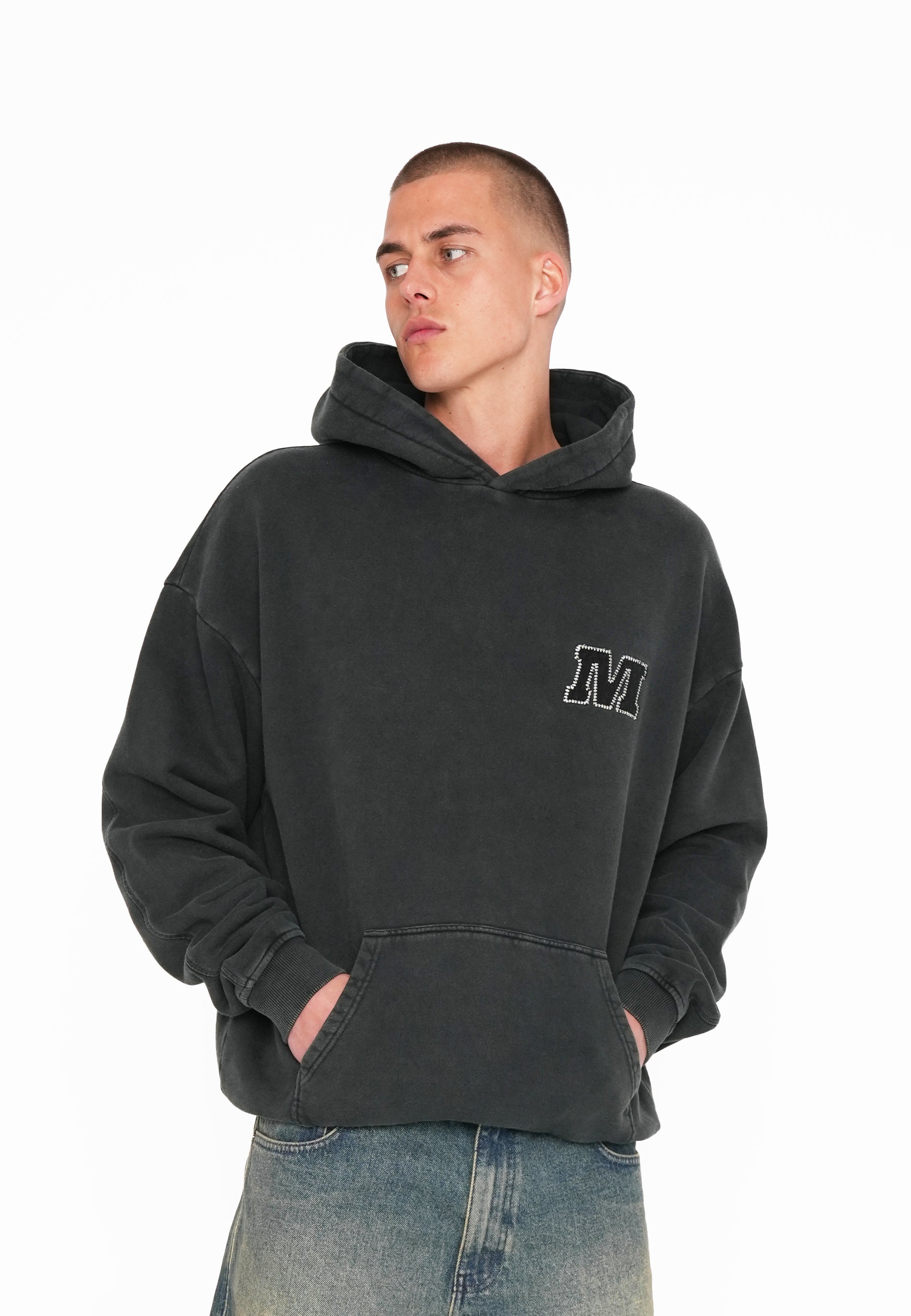 Oversize Hoodie MULTIPLY TWILL Forest River