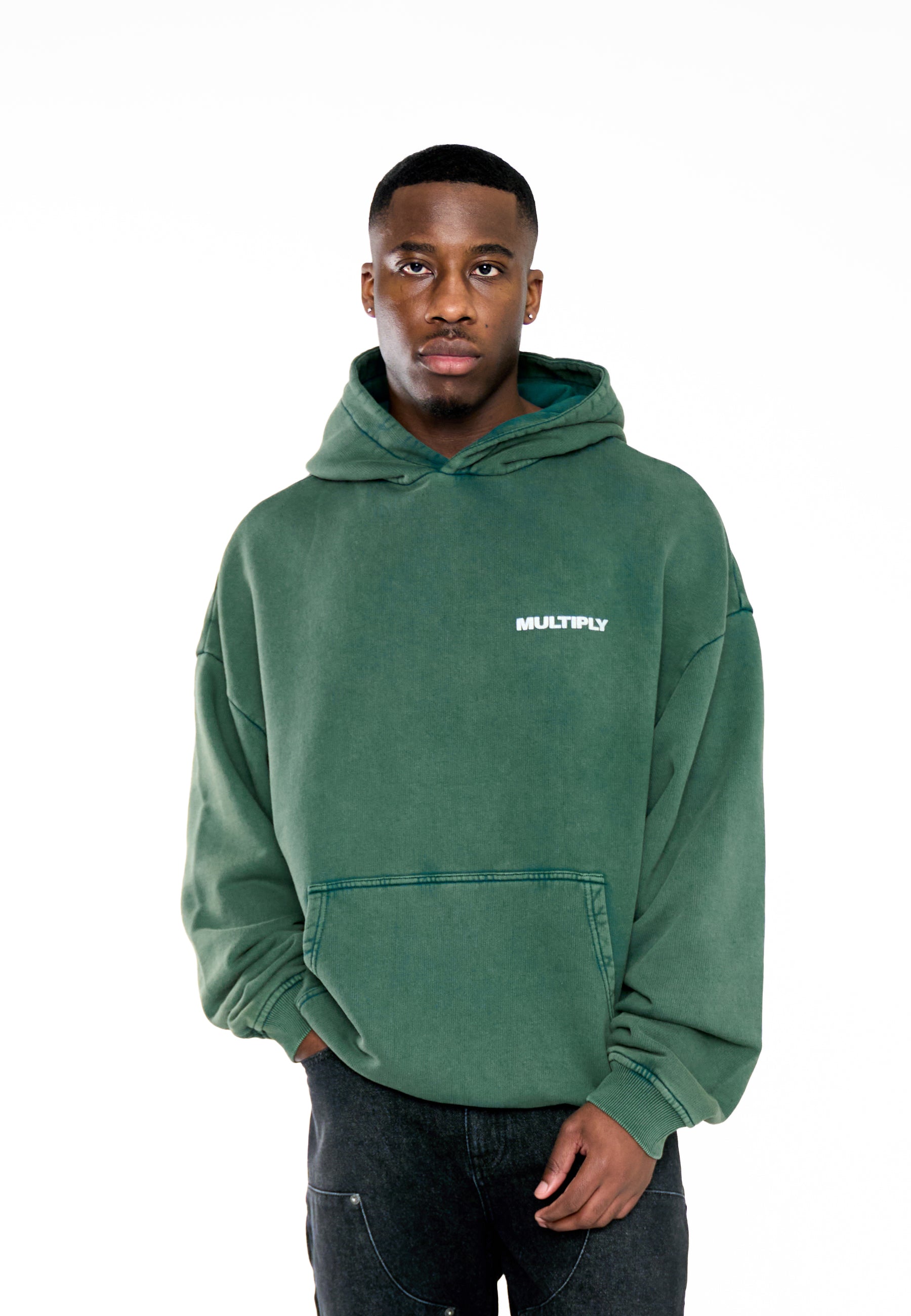 Oversize Hoodie MULTIPLY Botanical Garden Washed