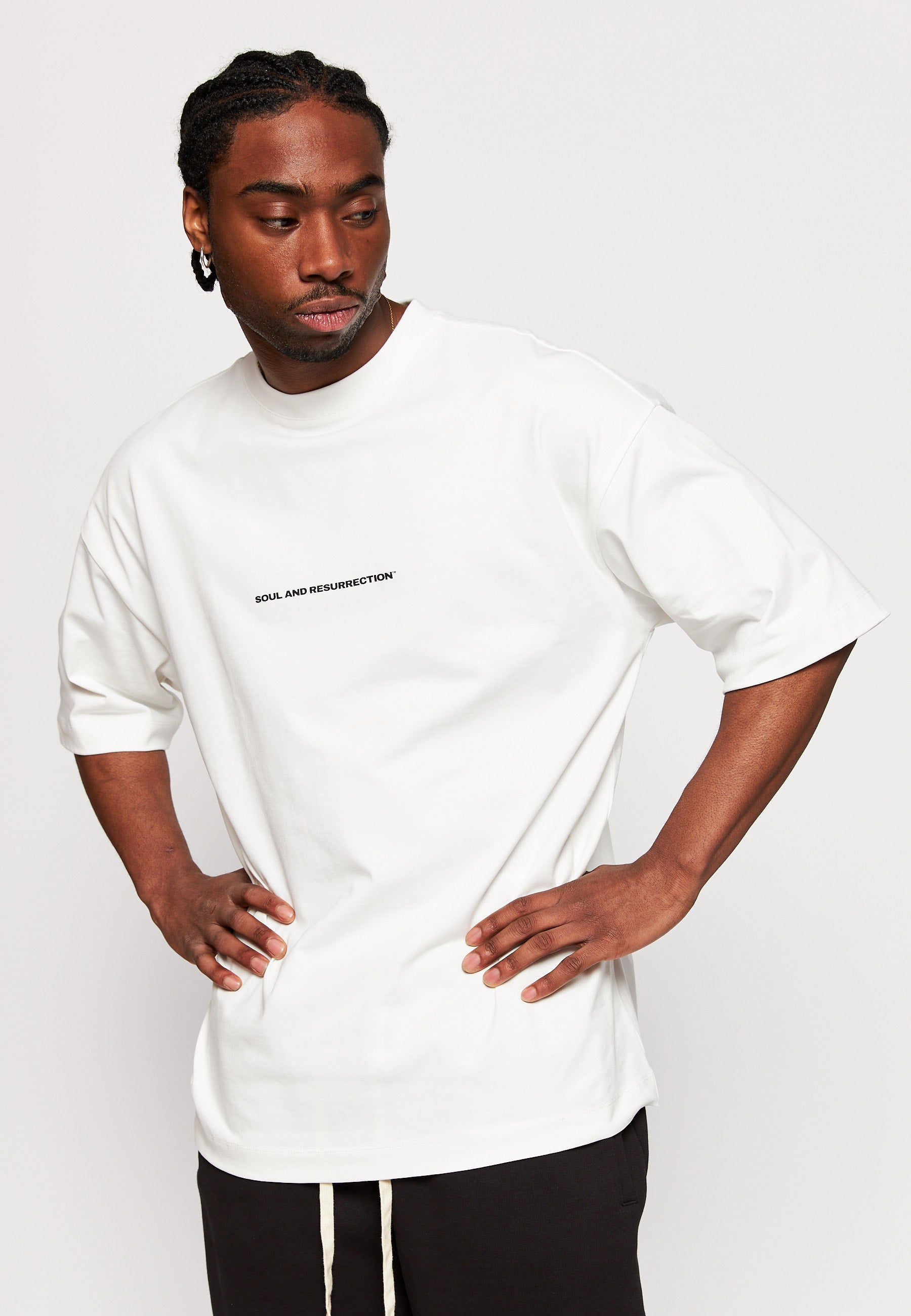 Oversize T-shirt BUTTERFLY Off White