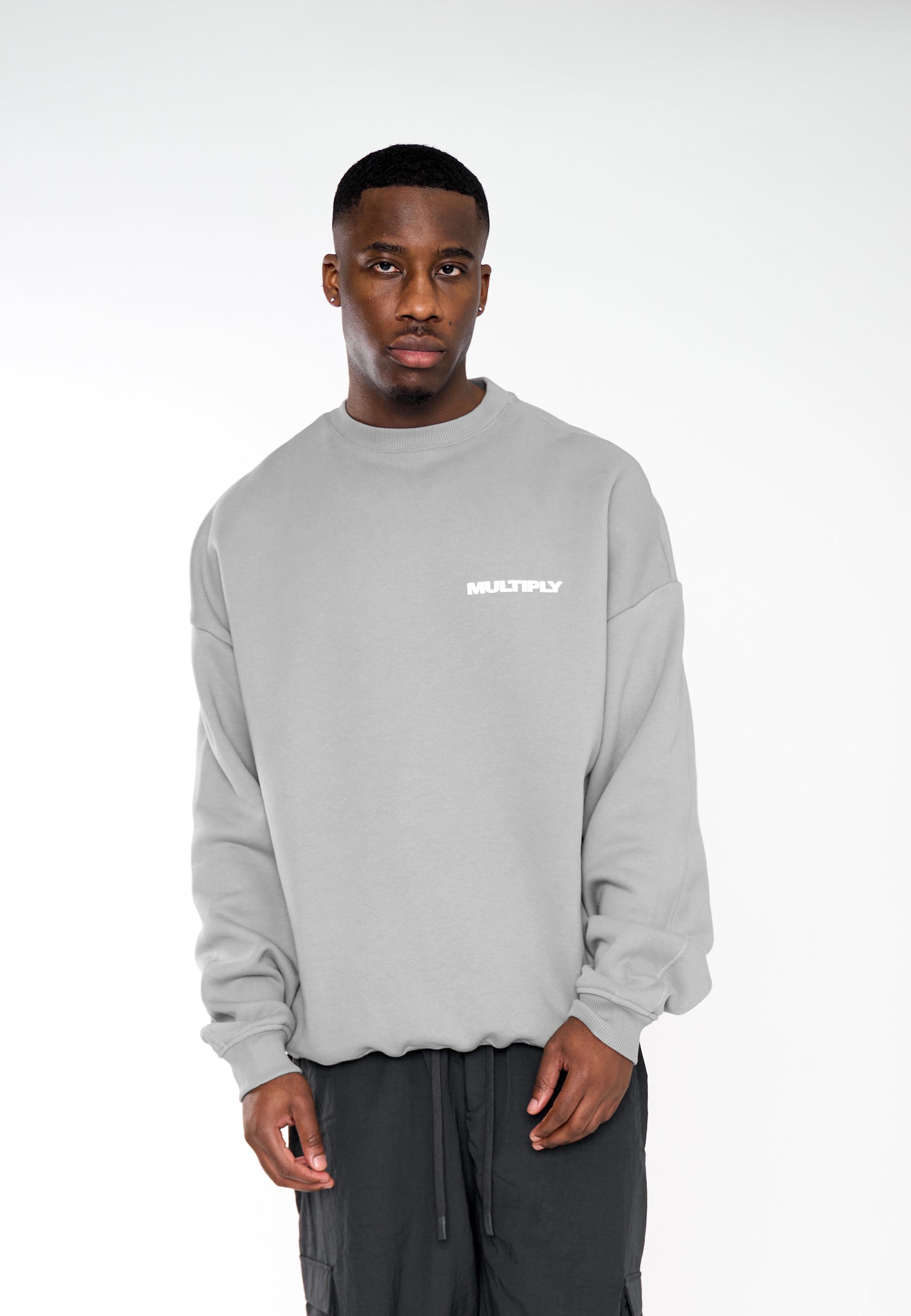 Oversize Sweatshirt MULTIPLY 2 Ultimate Grey