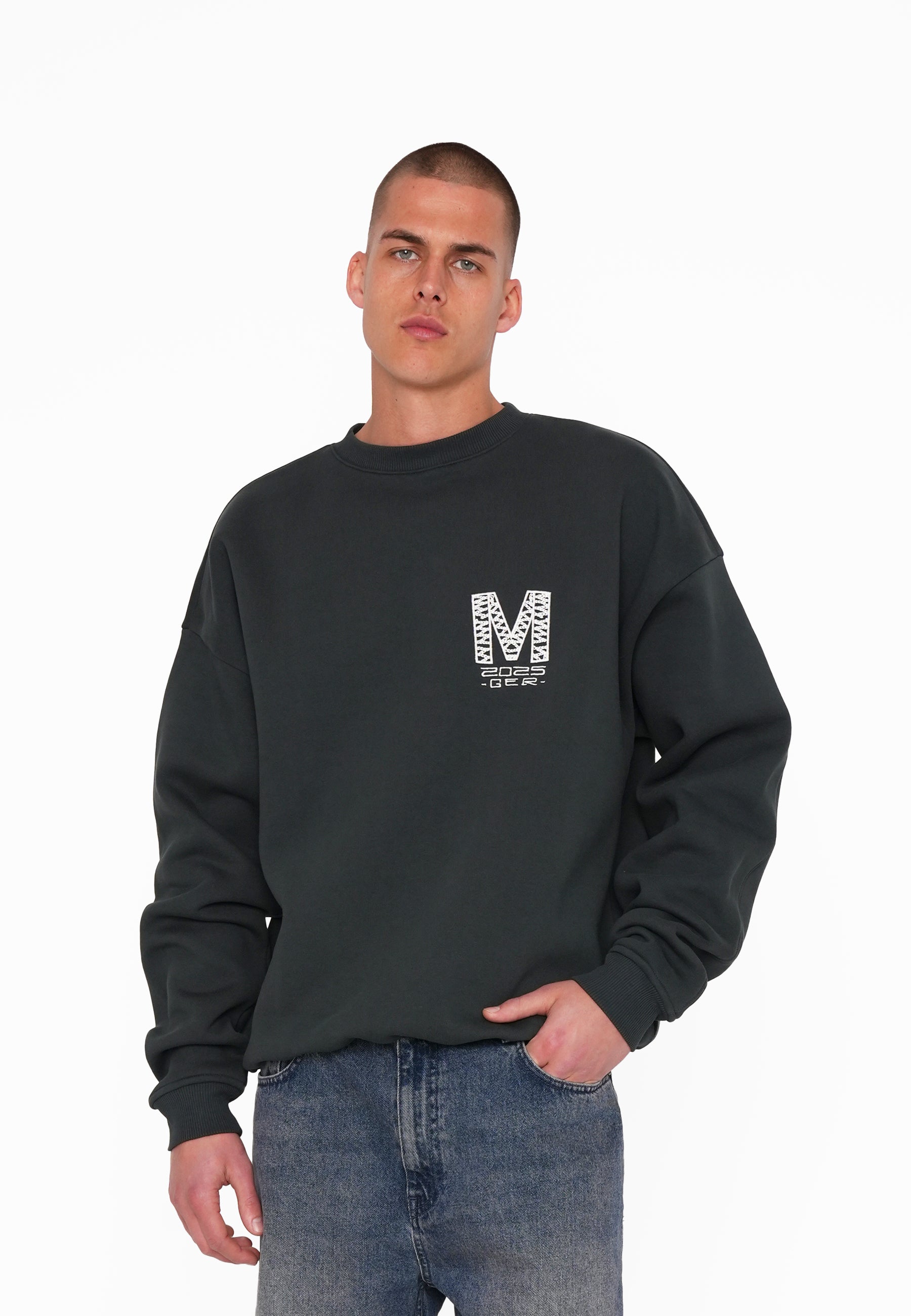 Oversize Sweatshirt FRAMED Forest River