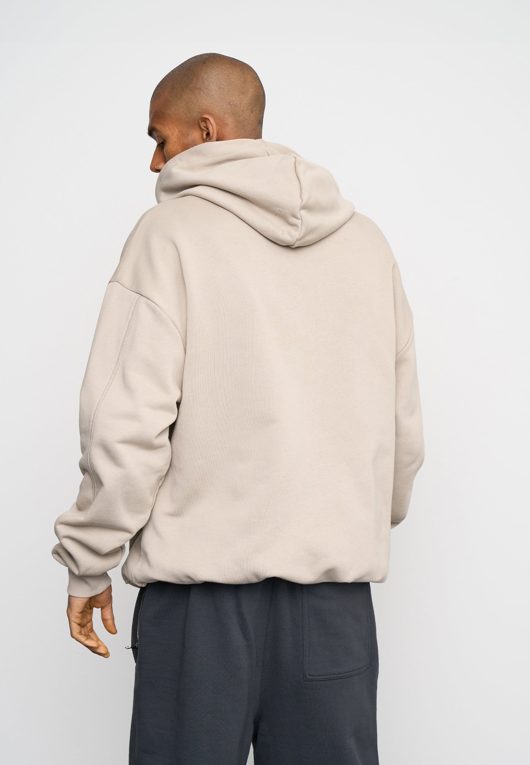 Oversize Zip Hoodie ANTIQUE Vintage Khaki