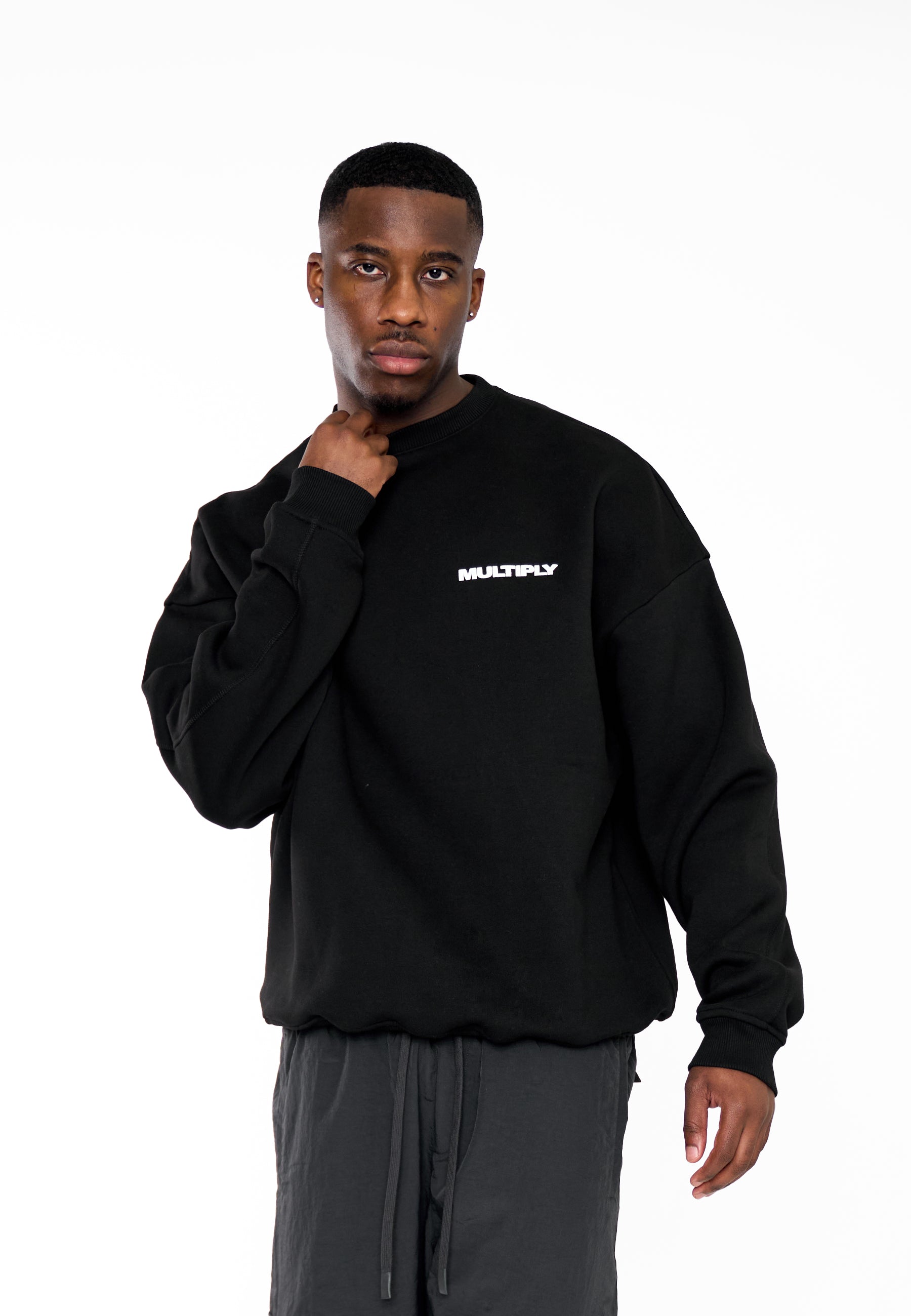 Oversize Sweatshirt MULTIPLY Black