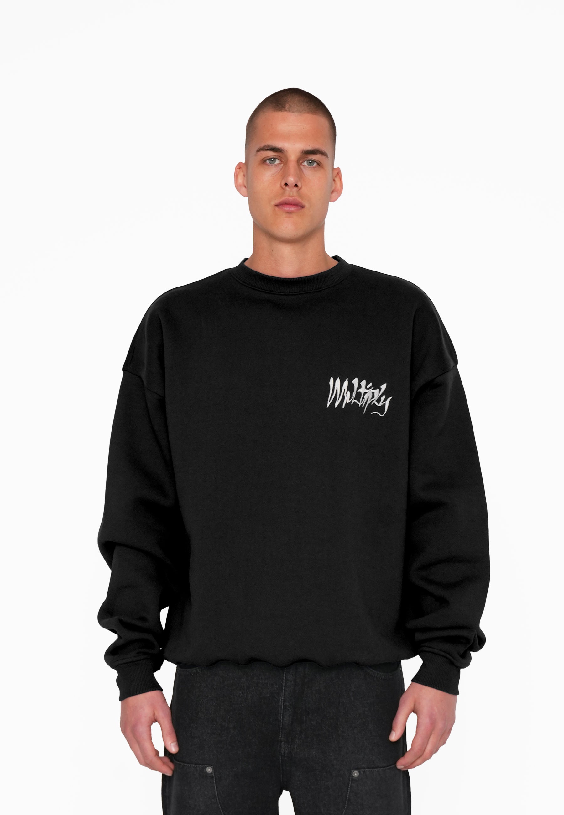 Oversize Sweatshirt MANUSCRIPT Black
