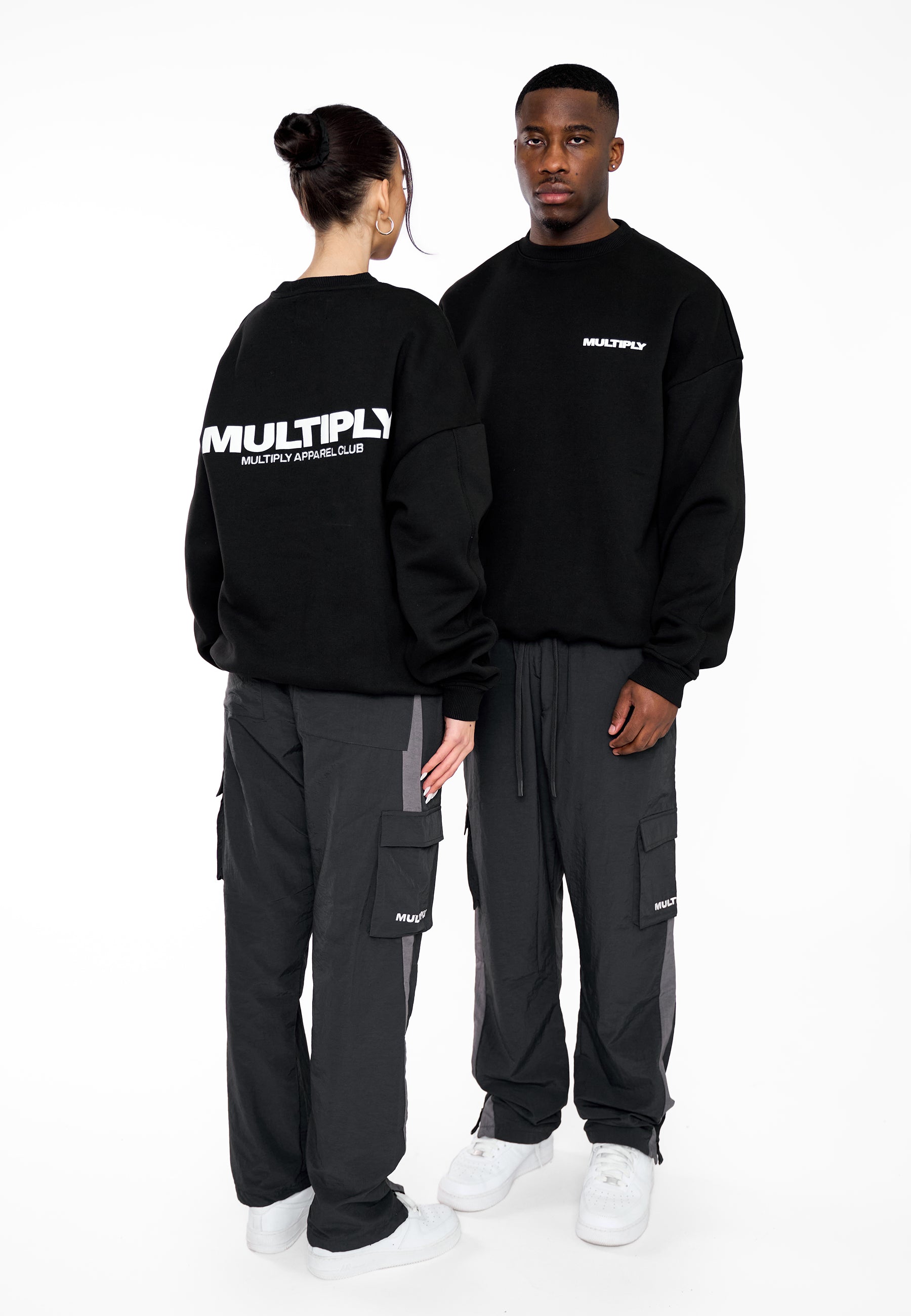 Oversize Sweatshirt MULTIPLY Black