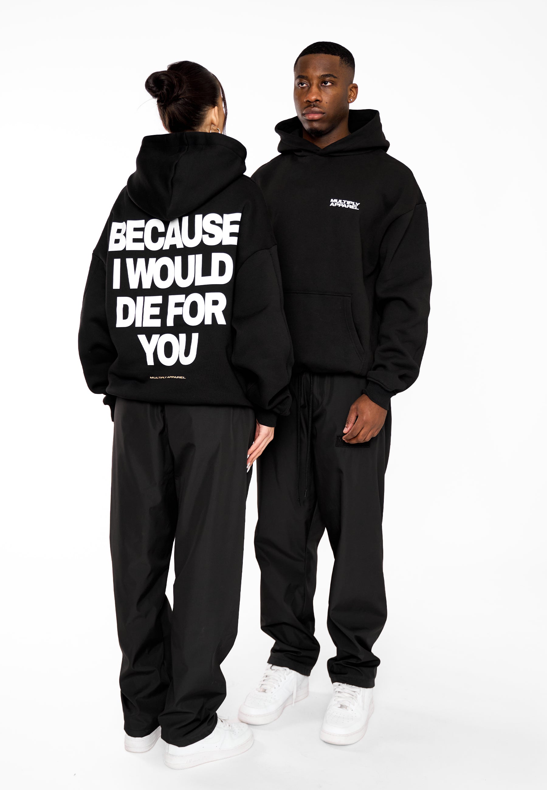 Oversize Hoodie DIE FOR YOU Black