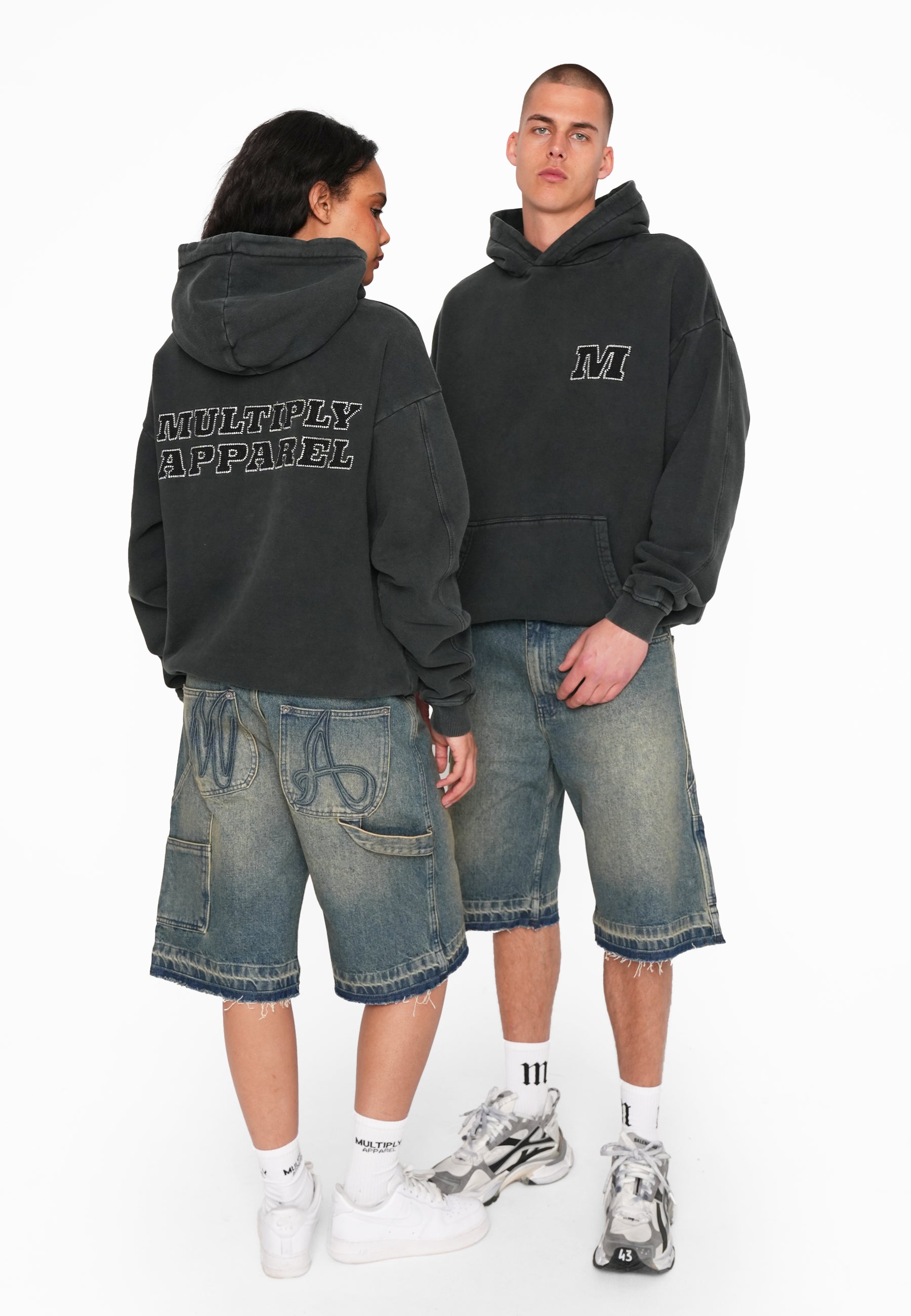 Oversize Hoodie MULTIPLY TWILL Forest River