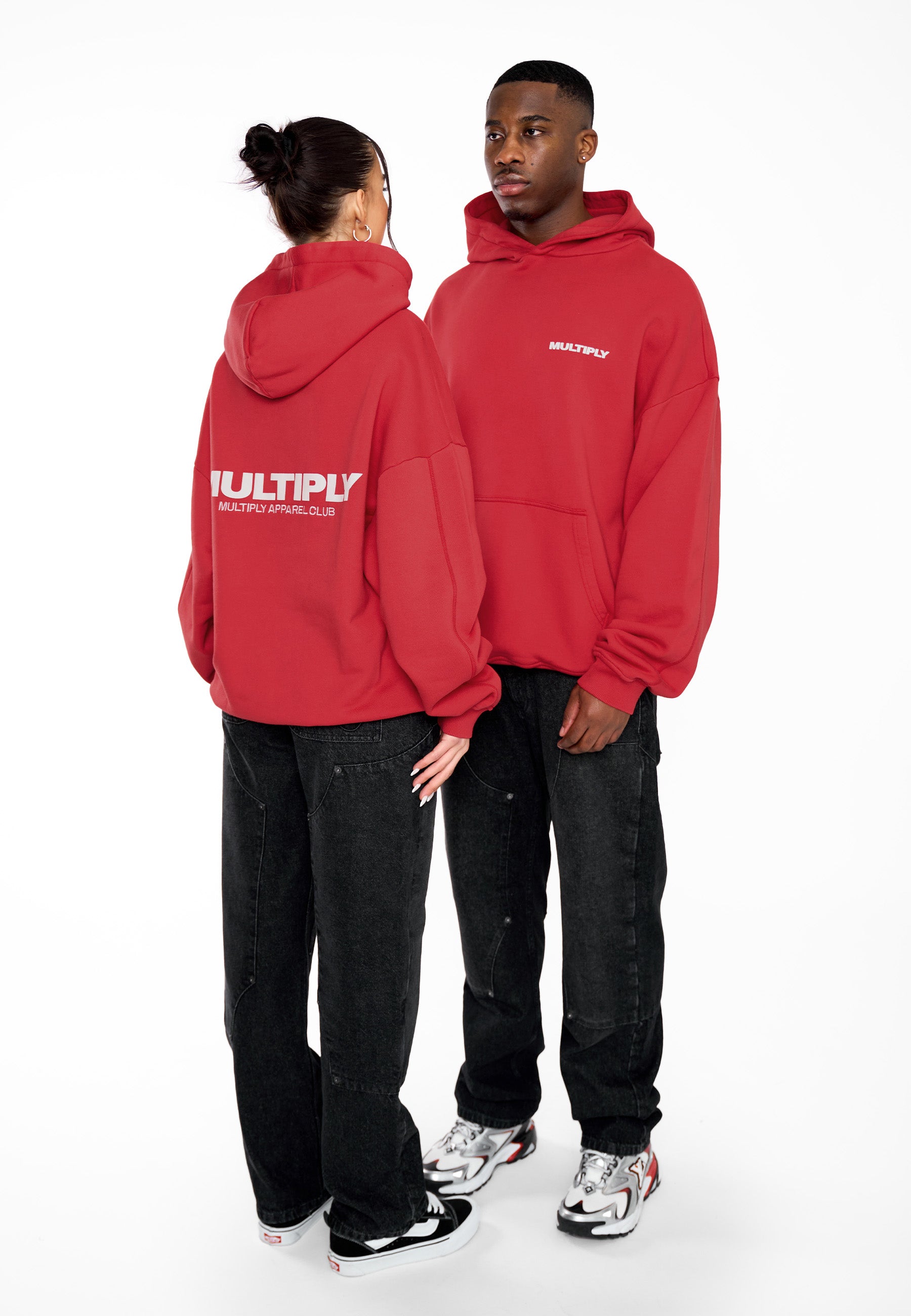 Oversize hoodie MULTIPLY True Red