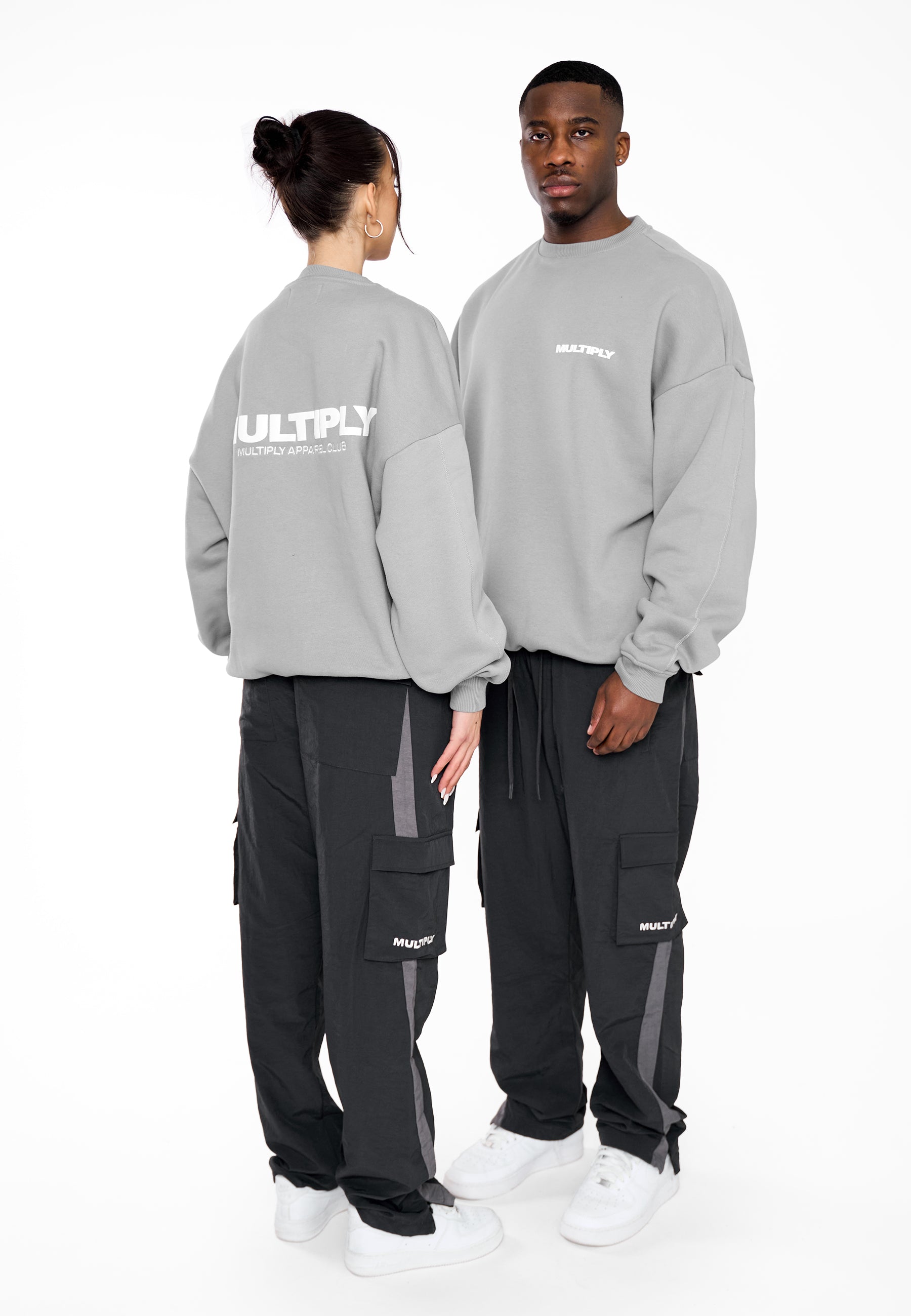 Oversize Sweatshirt MULTIPLY 2 Ultimate Grey