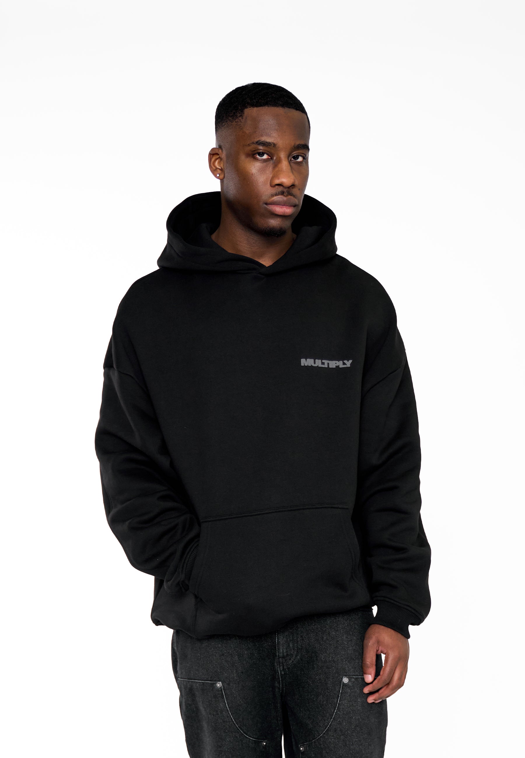 Oversize Hoodie MULTIPLY 2 Black