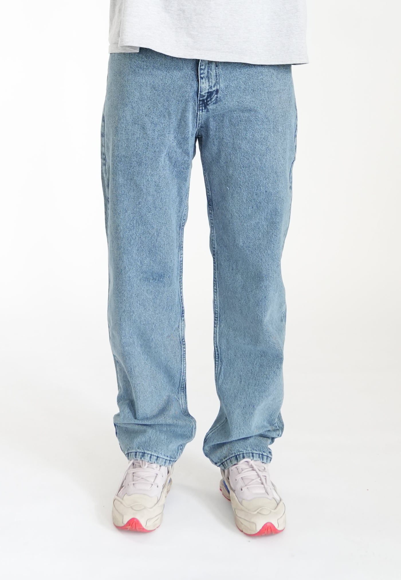 Wide Straight Jeans Slick Light Blue