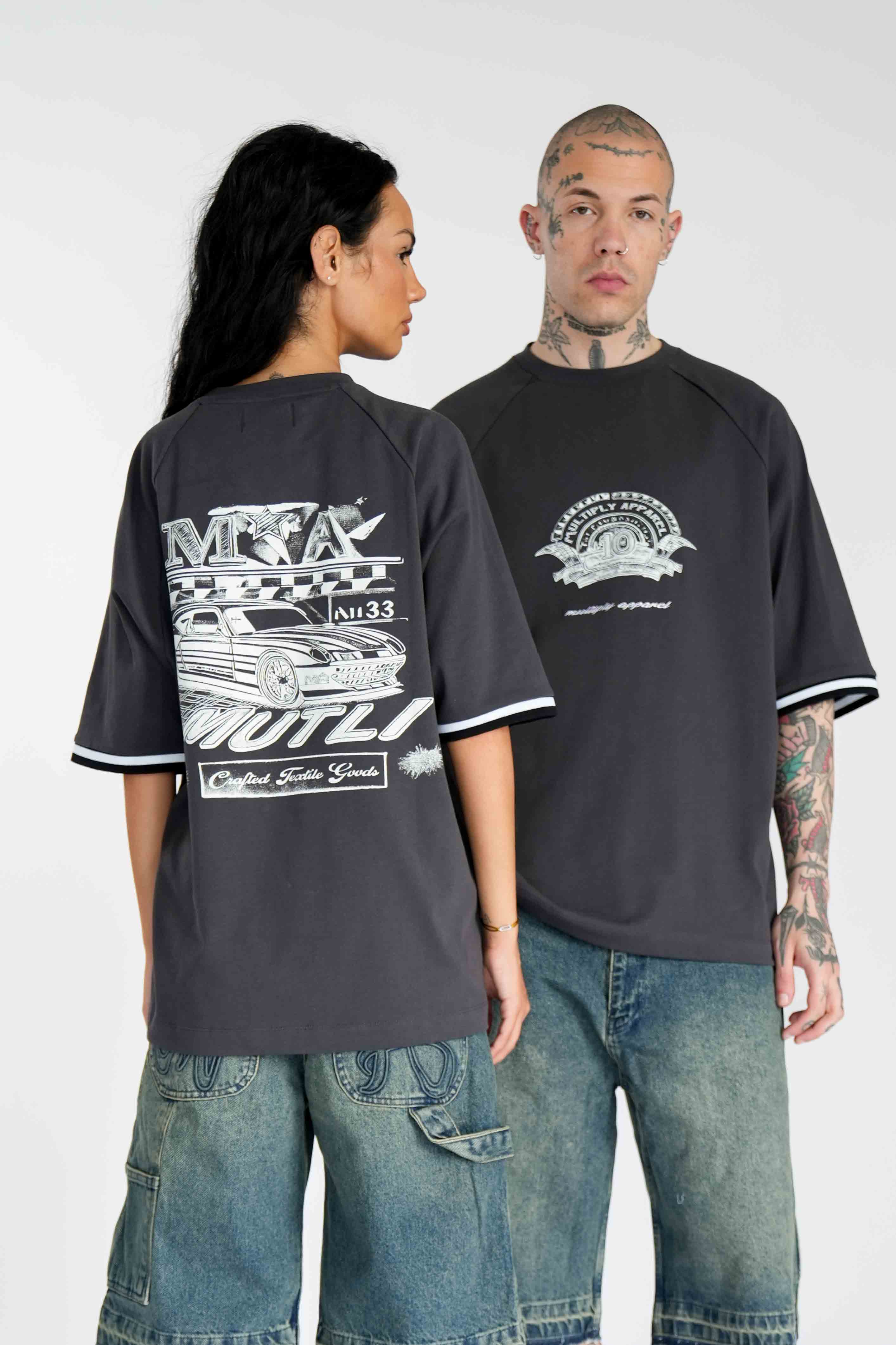 Oversize T-Shirt RACER Black Soda