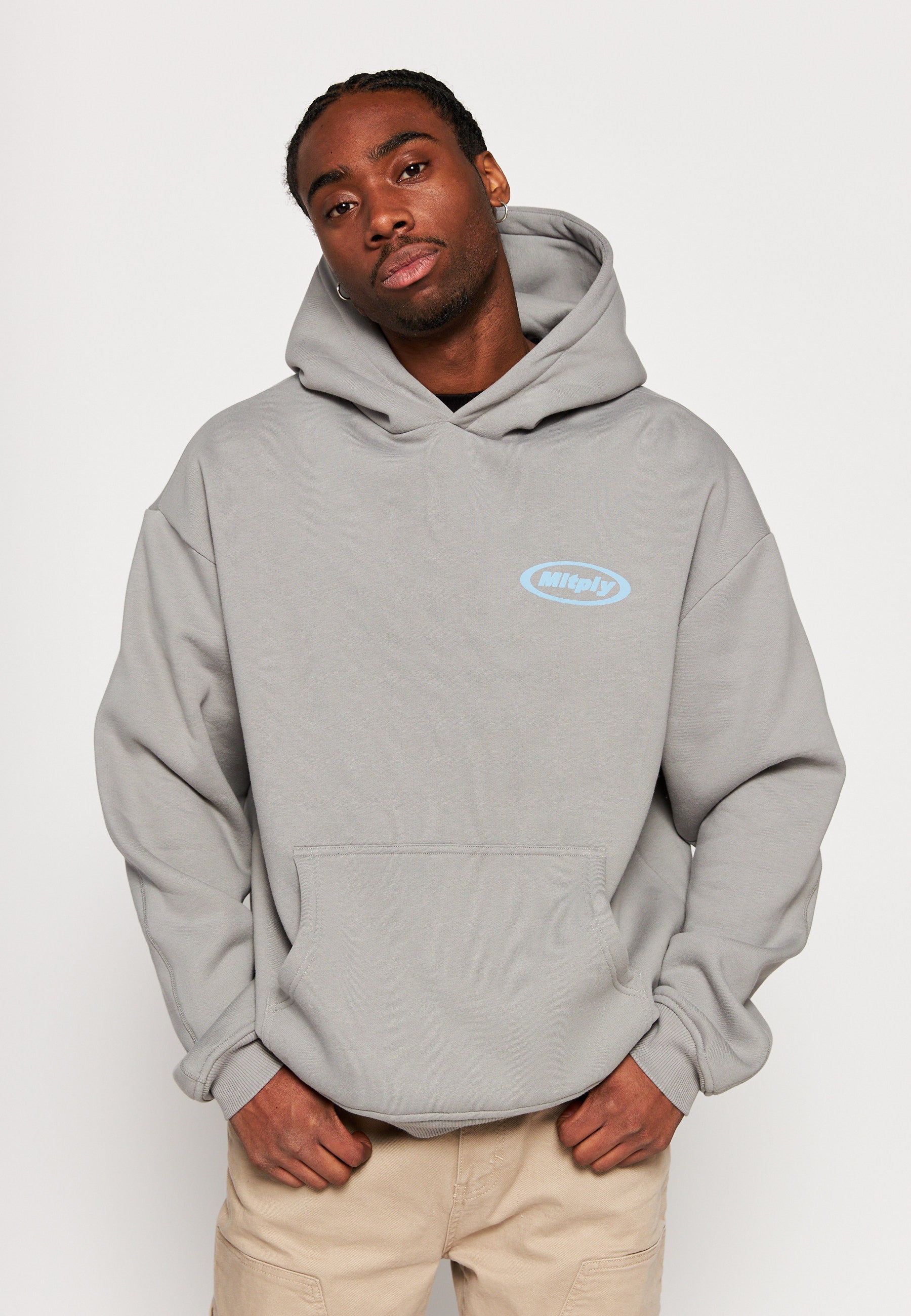 Oversize hoodie CIRCLE Moon Mist Soda Washed