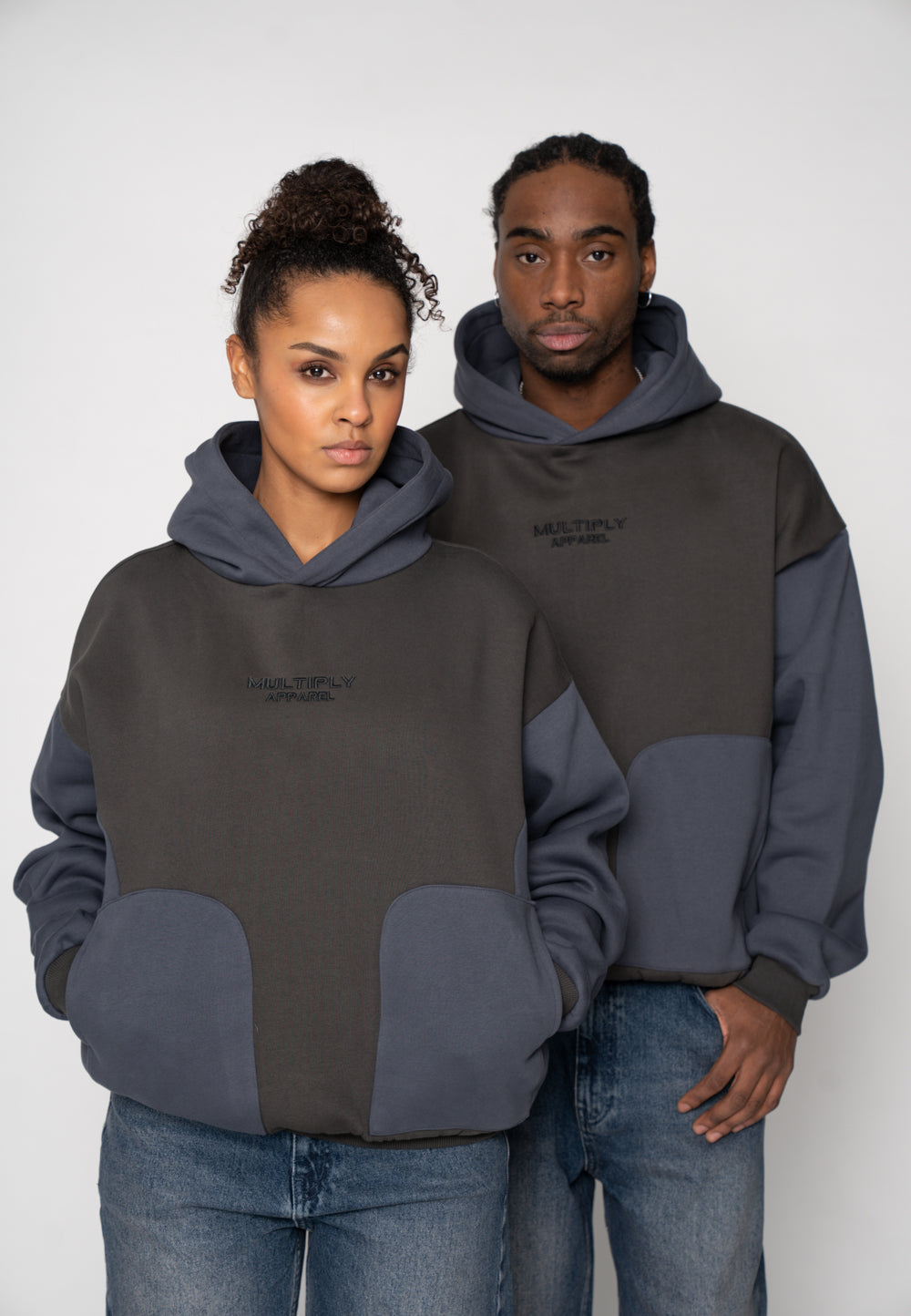 Oversized Hoodie BILLA Ombre Blue