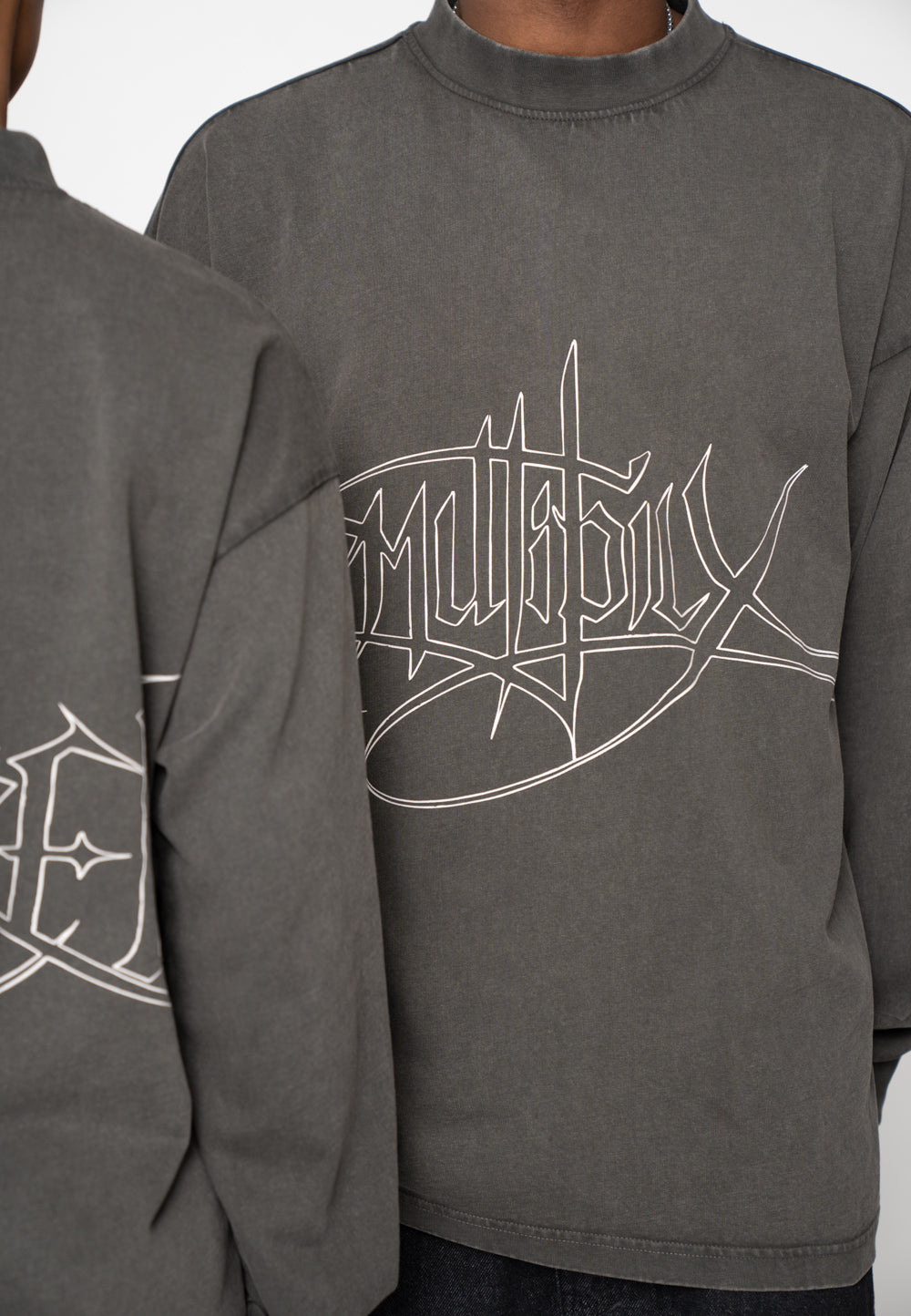 Oversize longsleeve INKED Phantom Washed