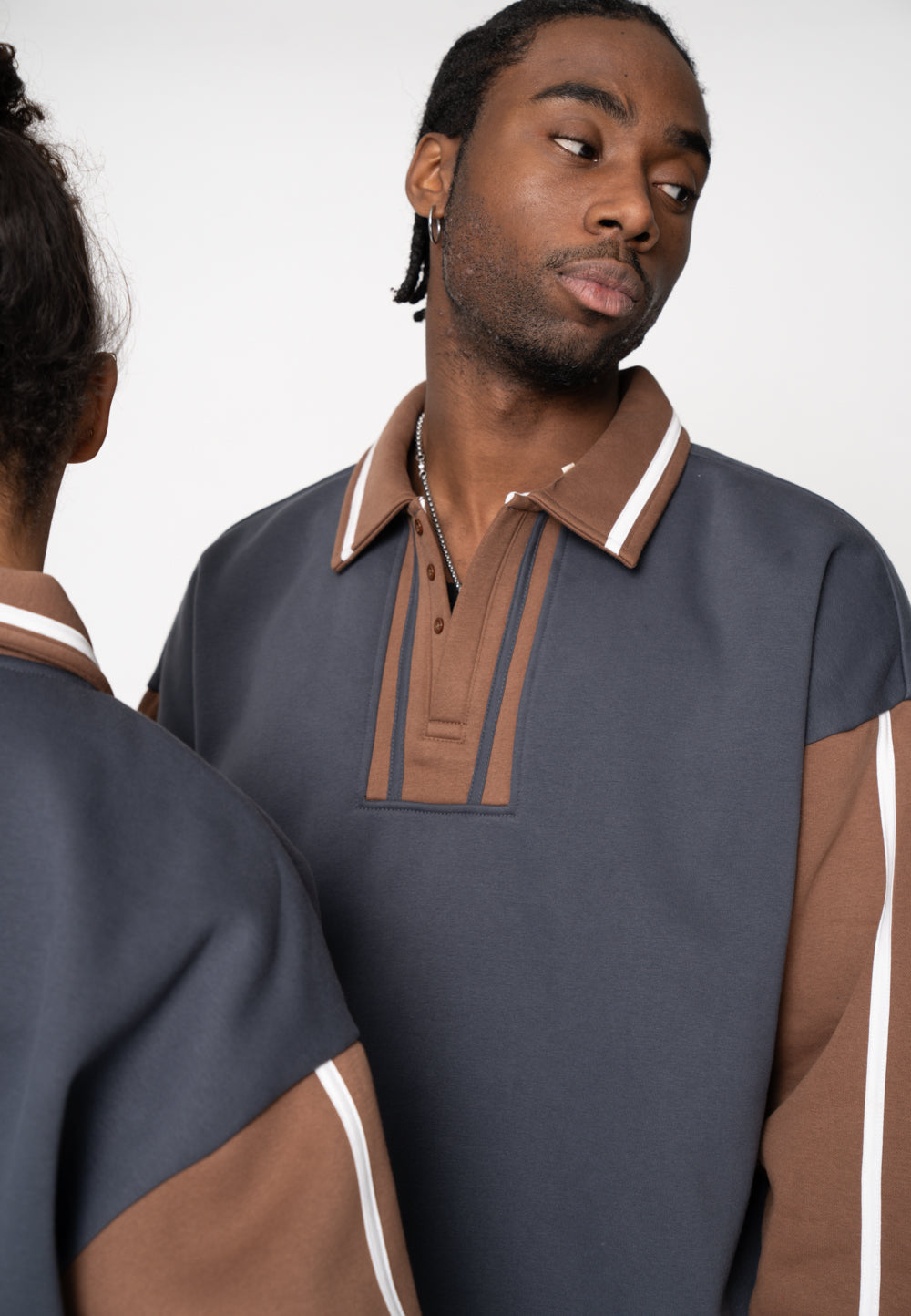 Oversized sweatshirt Polo GRIND Ombre Blue