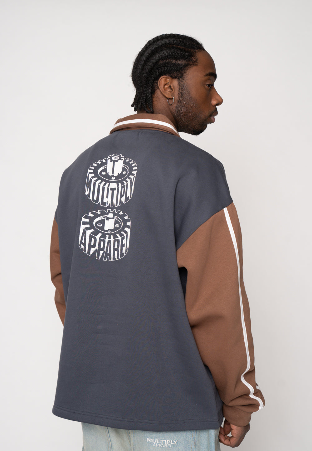 Oversized sweatshirt Polo GRIND Ombre Blue