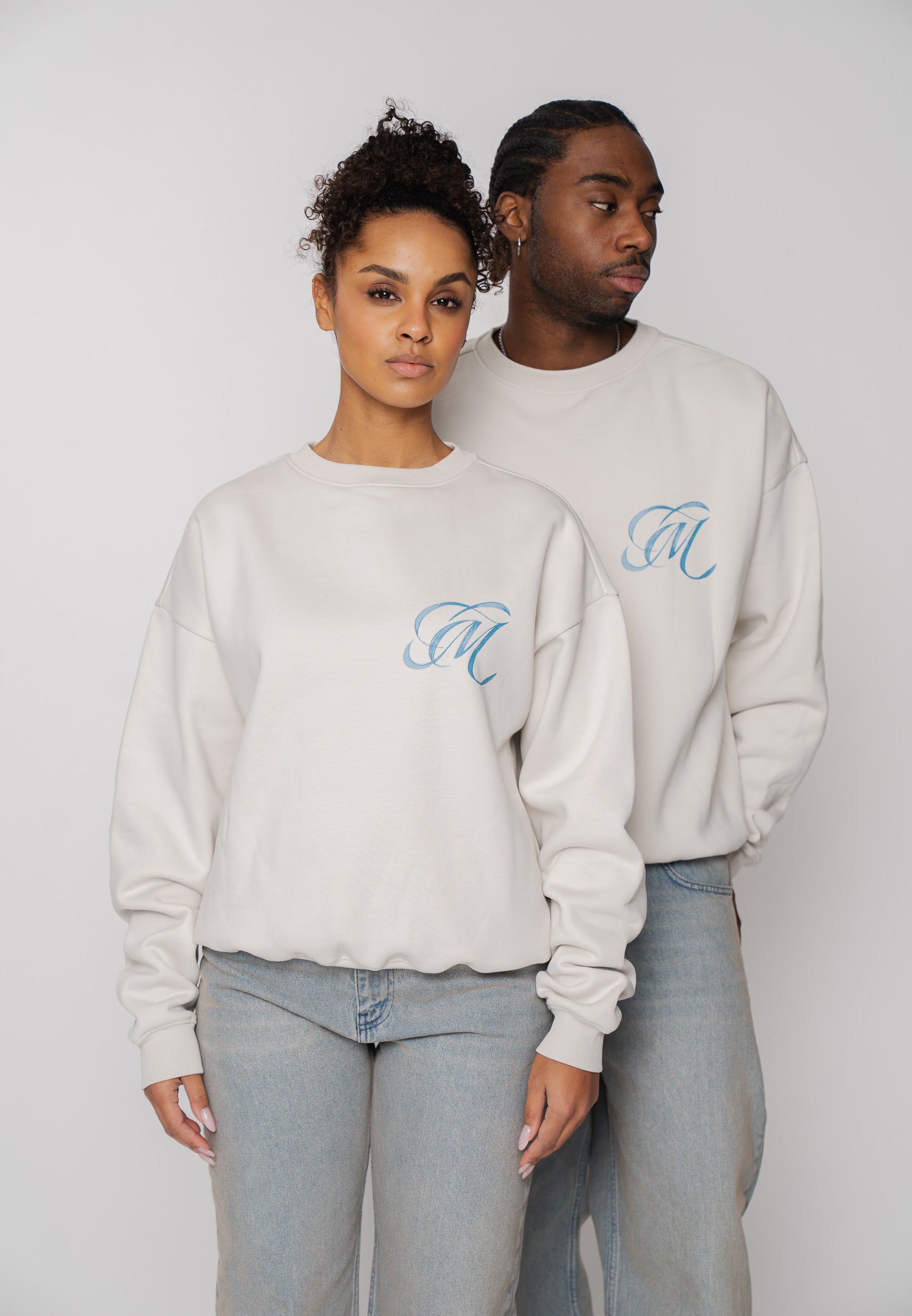 Oversized sweatshirt TATT Vasporous Gray