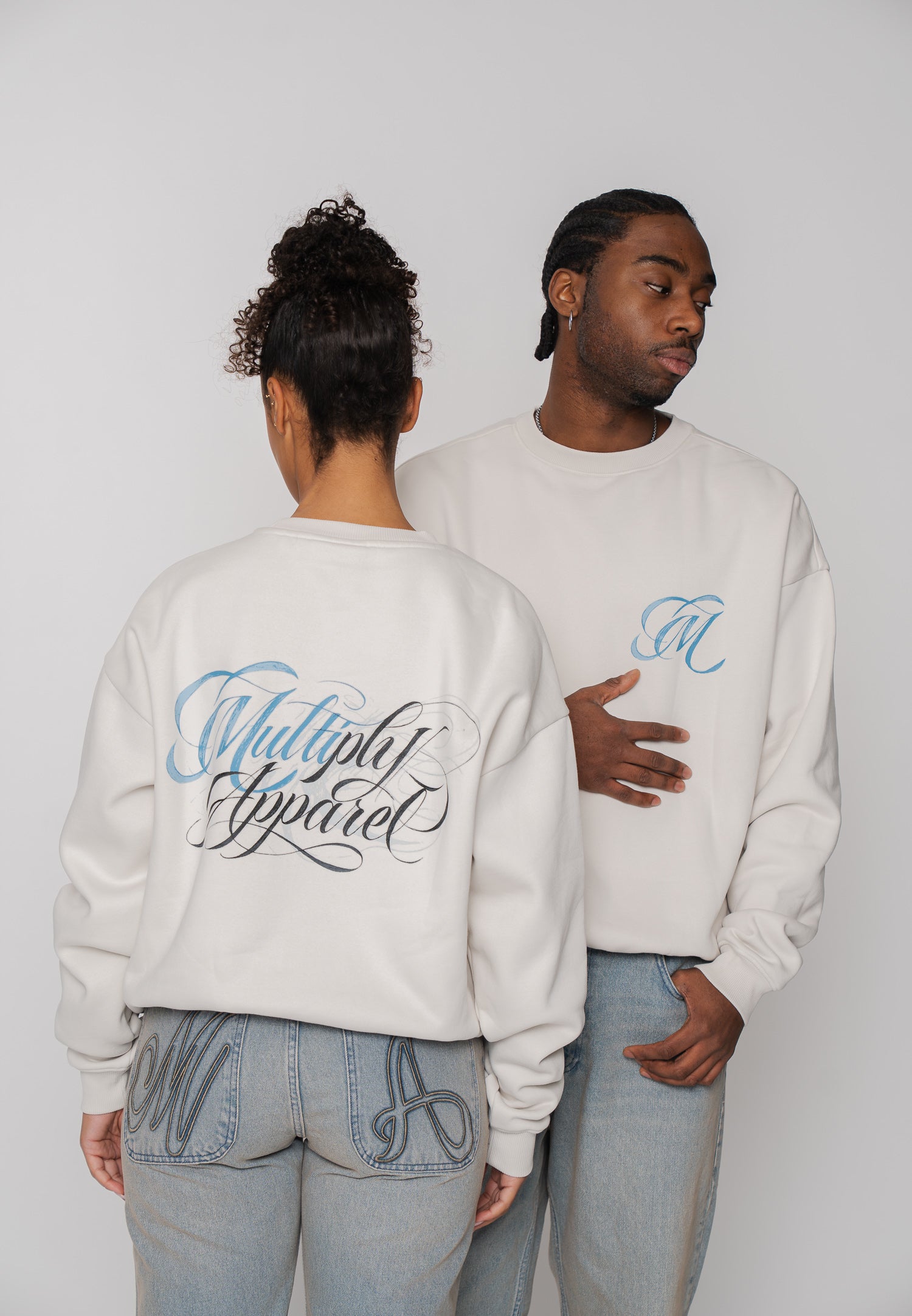 Oversized sweatshirt TATT Vasporous Gray