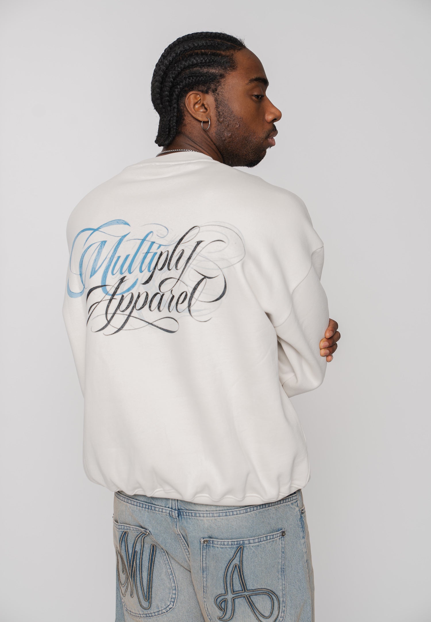 Oversized sweatshirt TATT Vasporous Gray