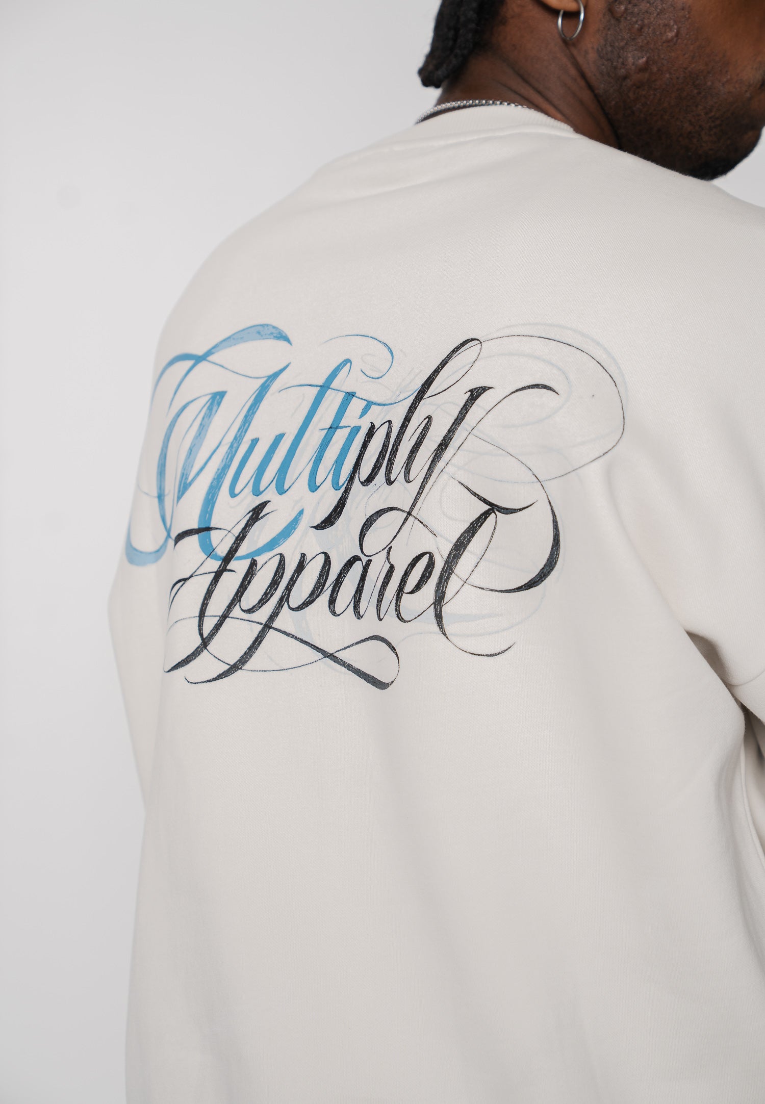 Oversized sweatshirt TATT Vasporous Gray