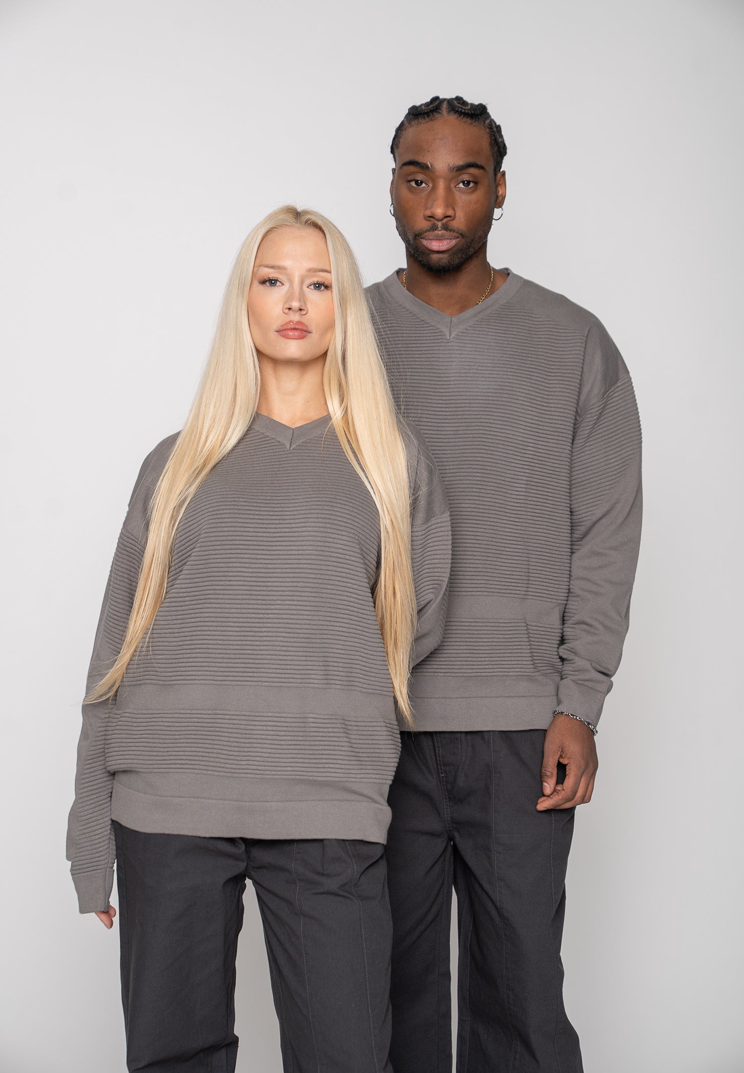 Oversized sweatshirt branding gargoyle