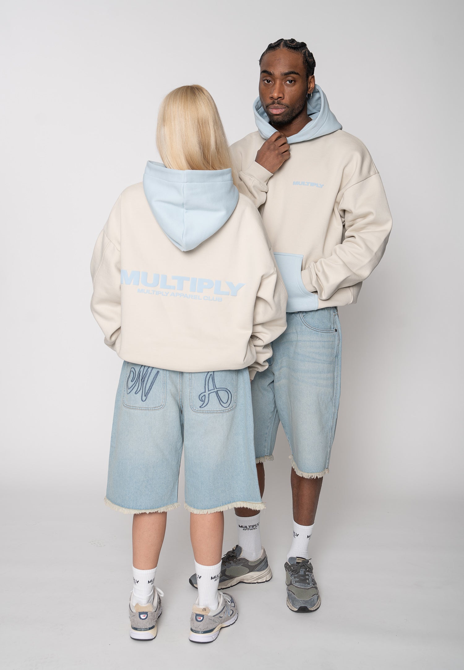 Oversized hoodie MULTIPLY Gargoyle