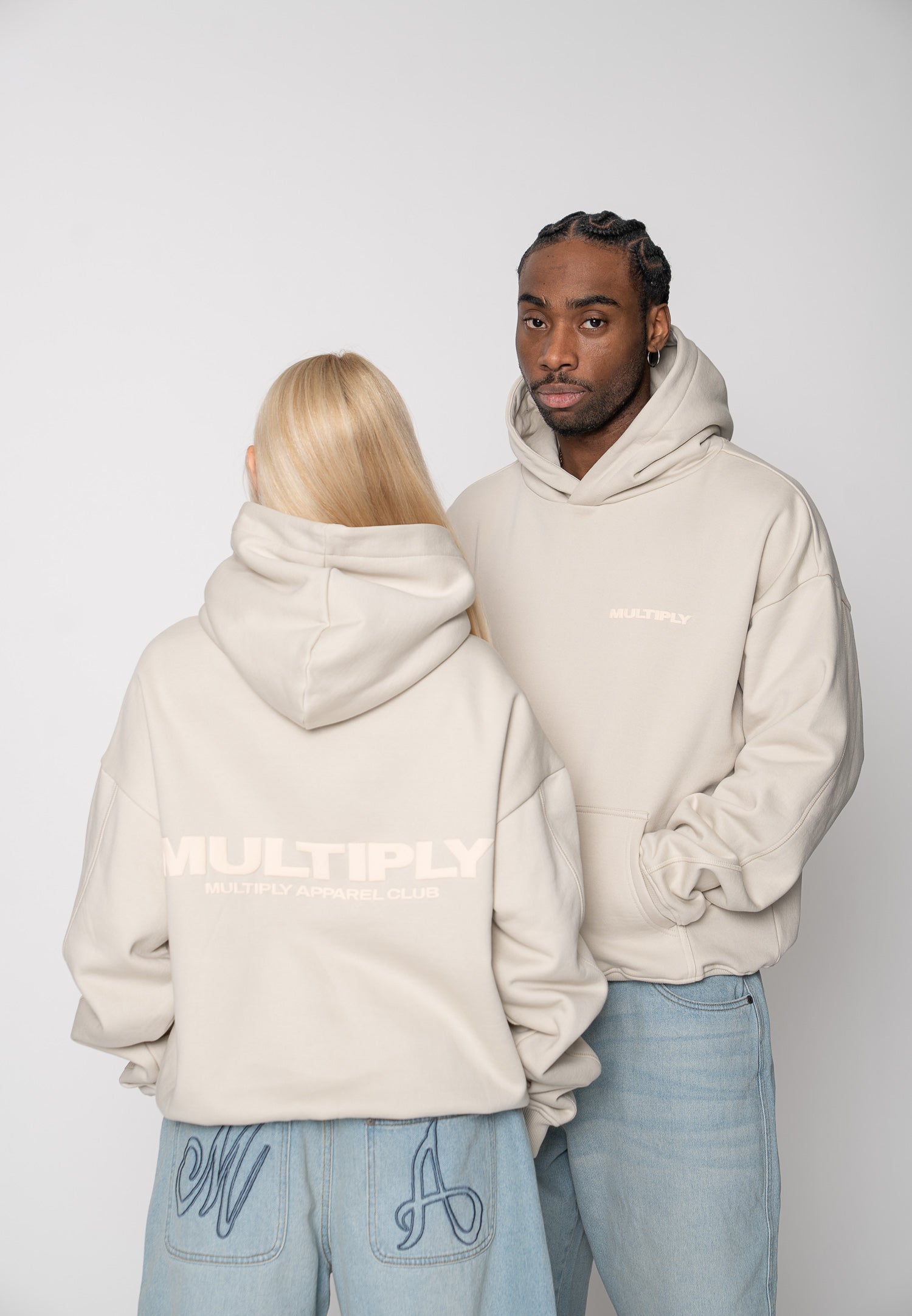 Oversized hoodie MULTIPLY Gargoyle