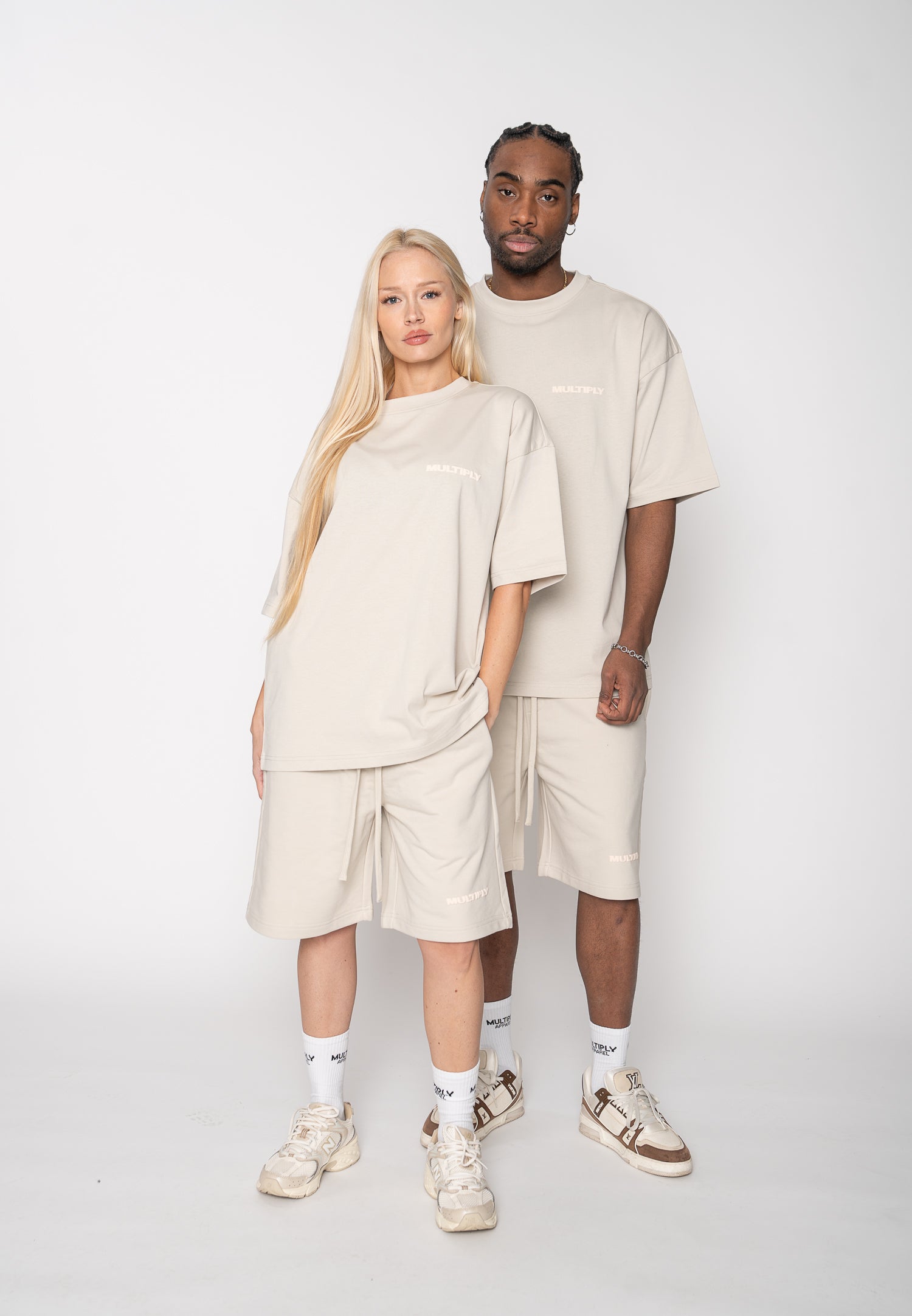 Oversized T-shirt MULTIPLY Straw