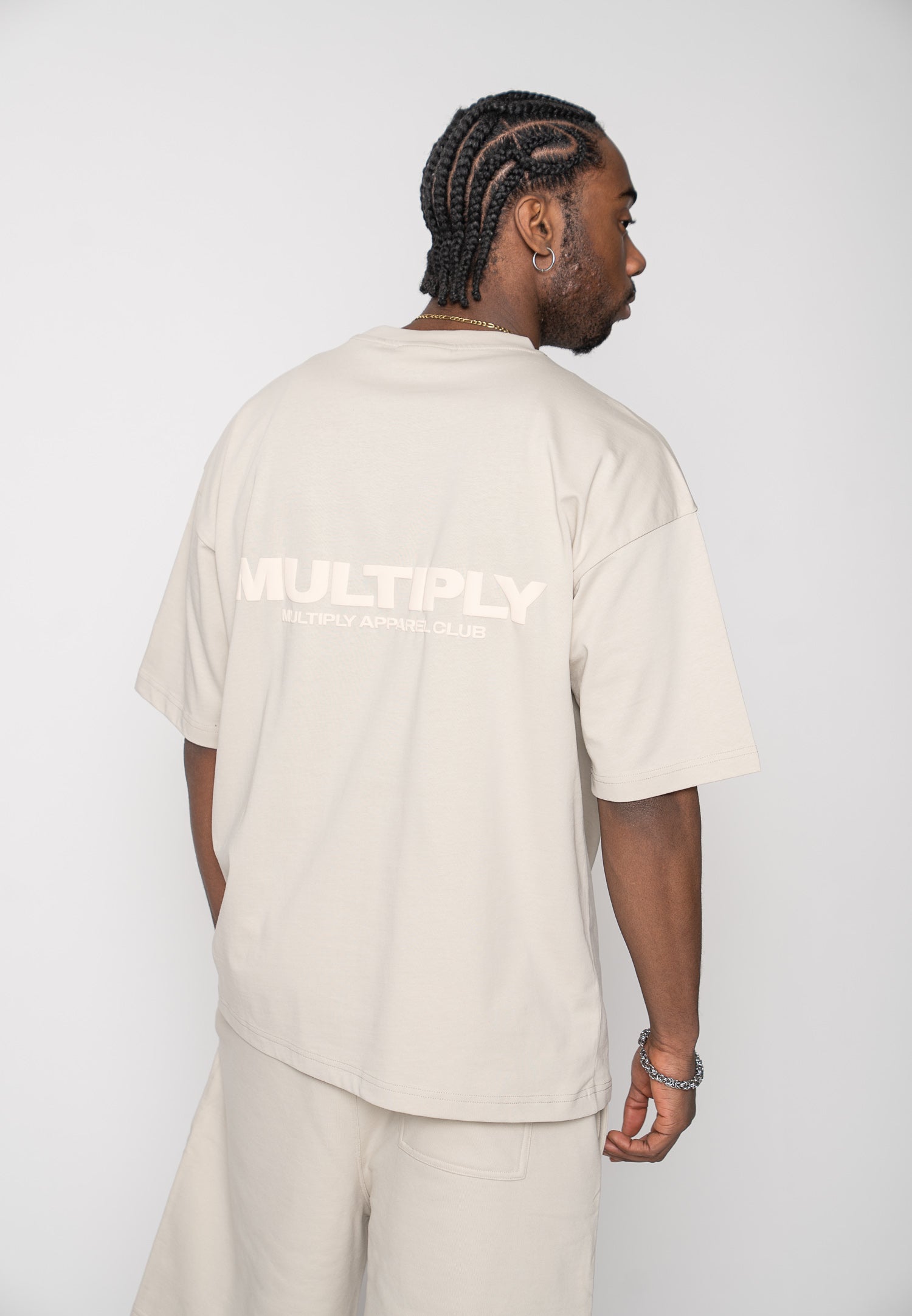 Oversized T-shirt MULTIPLY Straw
